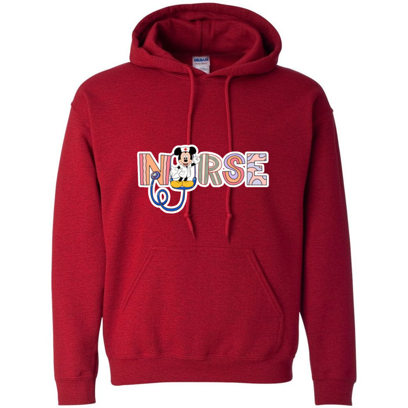 NURSE w/ Mickey Hooded Sweatshirt