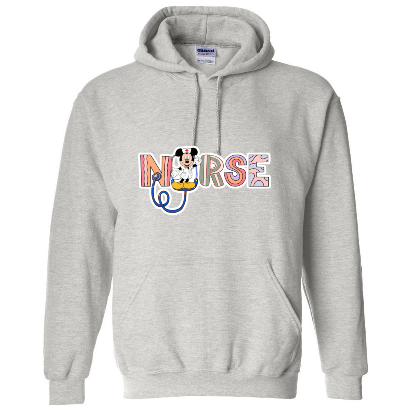 NURSE w/ Mickey Hooded Sweatshirt