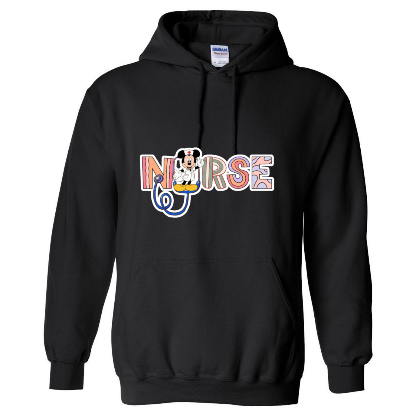 NURSE w/ Mickey Hooded Sweatshirt