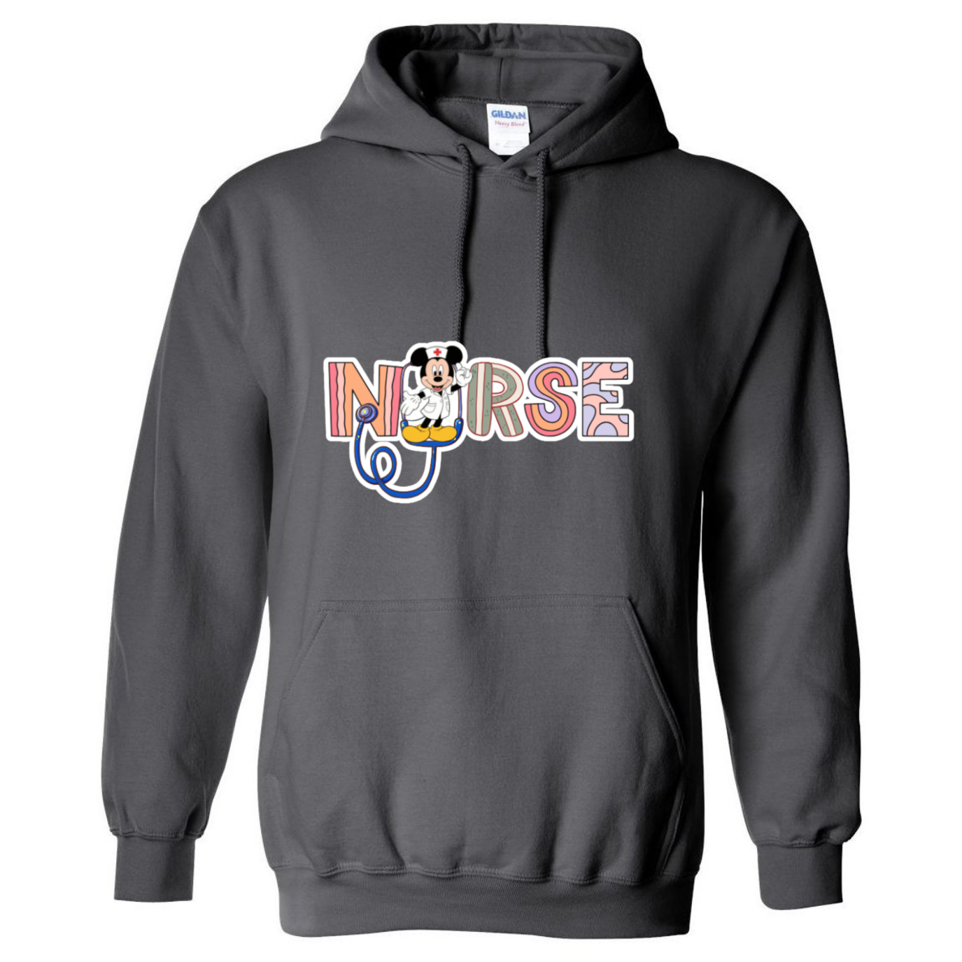 NURSE w/ Mickey Hooded Sweatshirt