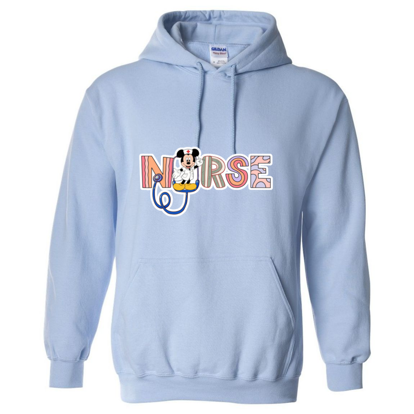 NURSE w/ Mickey Hooded Sweatshirt