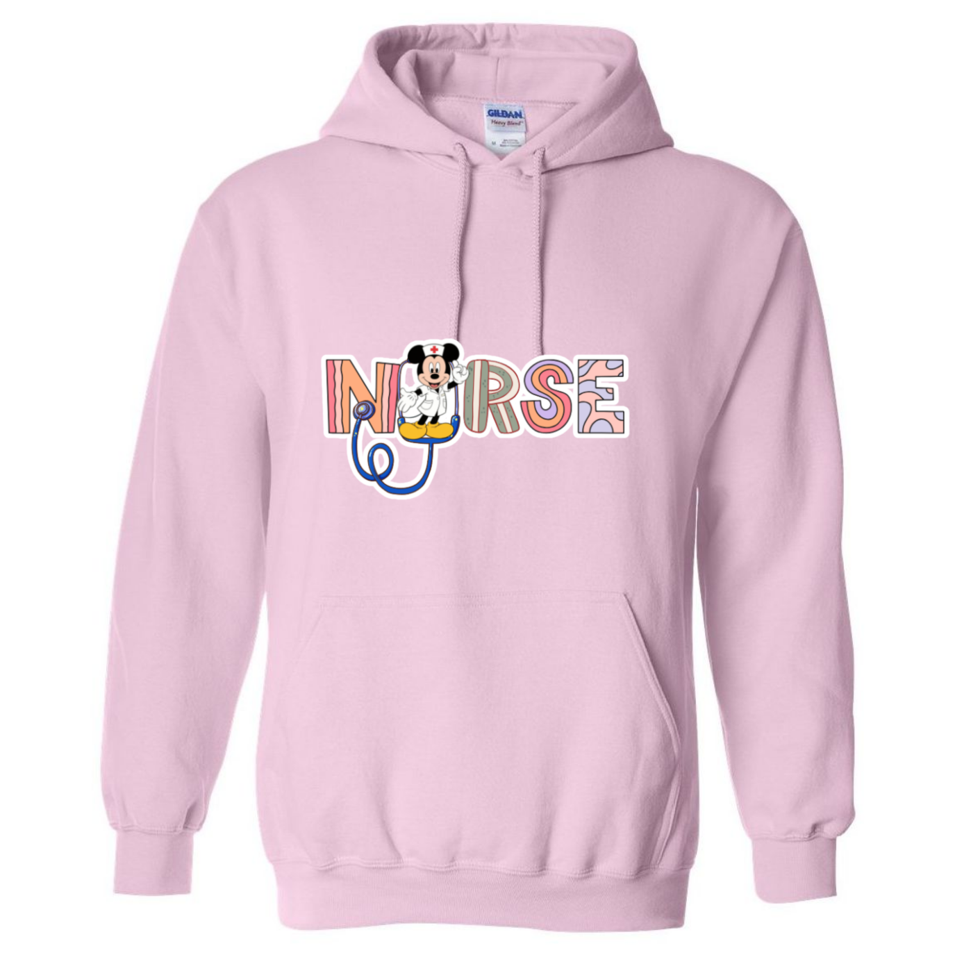 NURSE w/ Mickey Hooded Sweatshirt