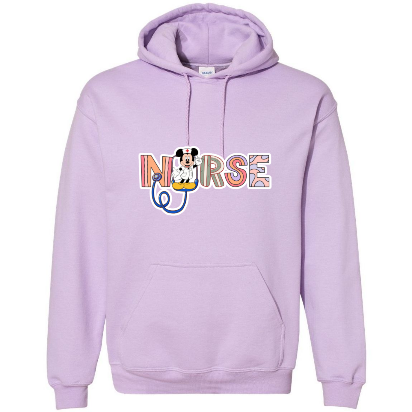 NURSE w/ Mickey Hooded Sweatshirt