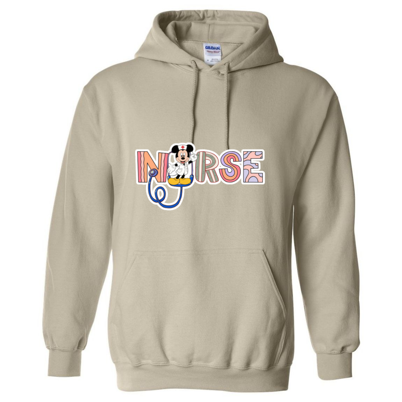NURSE w/ Mickey Hooded Sweatshirt