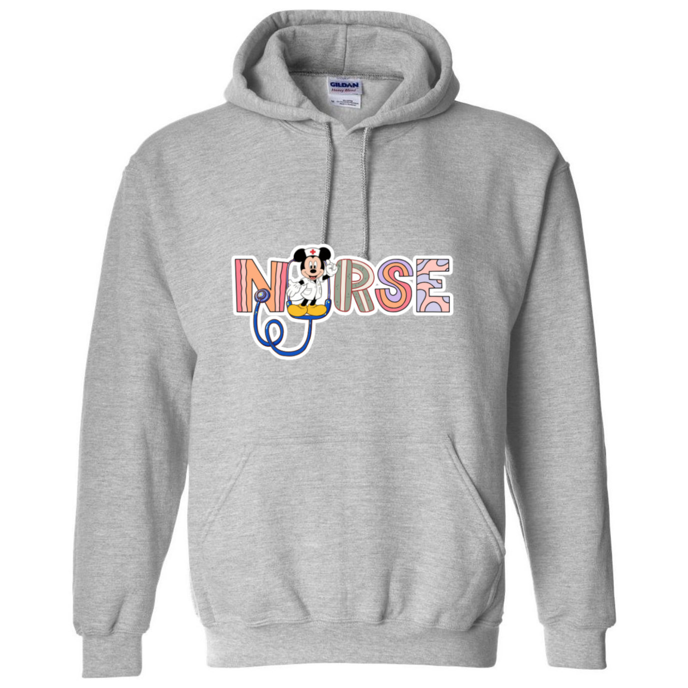 NURSE w/ Mickey Hooded Sweatshirt