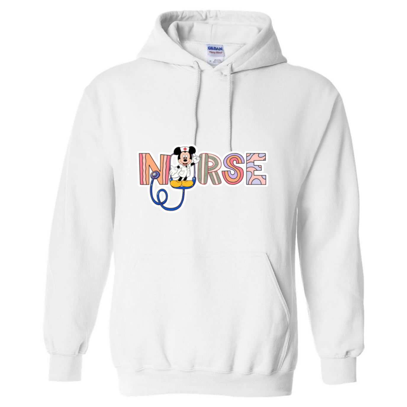 NURSE w/ Mickey Hooded Sweatshirt