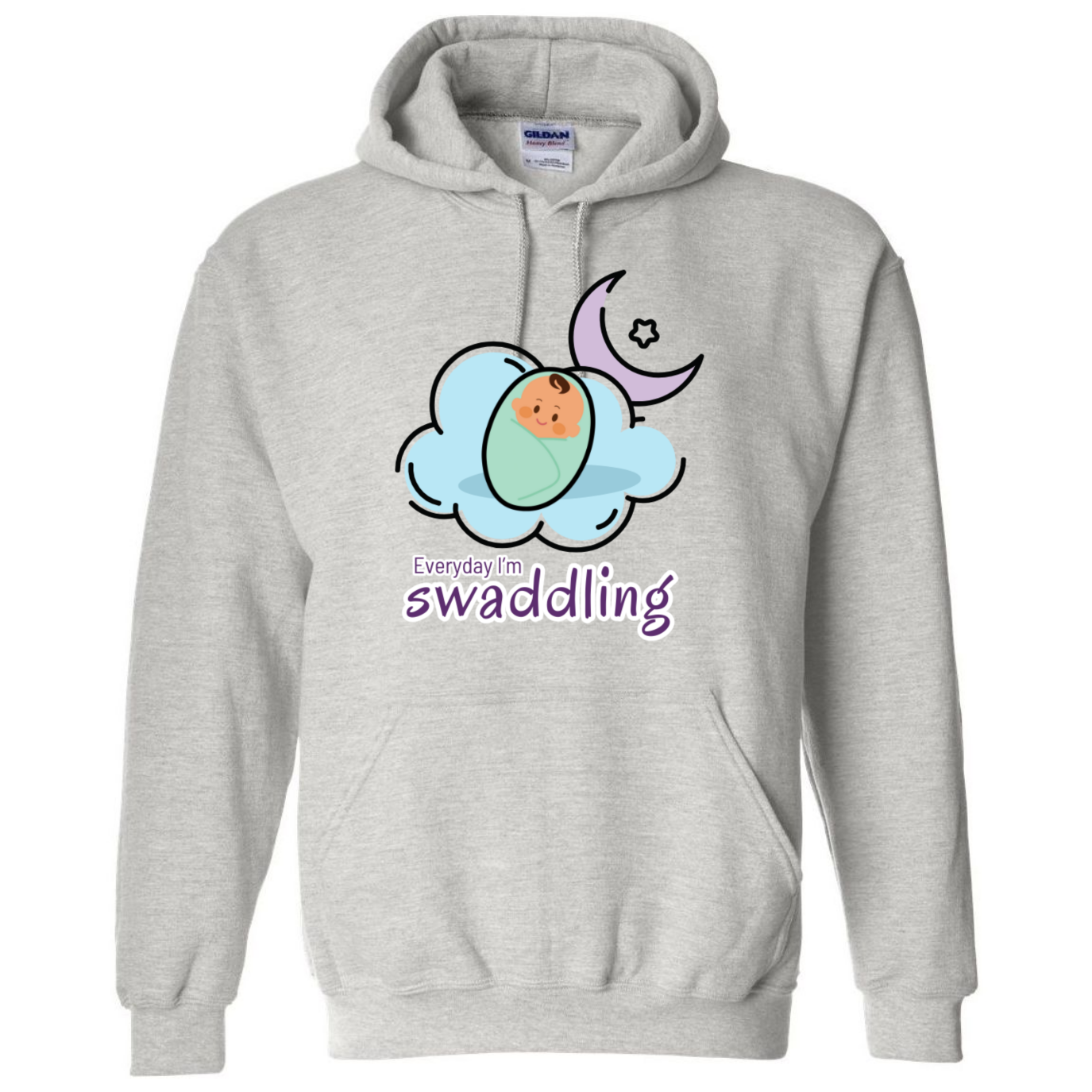 Everyday I'm Swaddling Hooded Sweatshirt