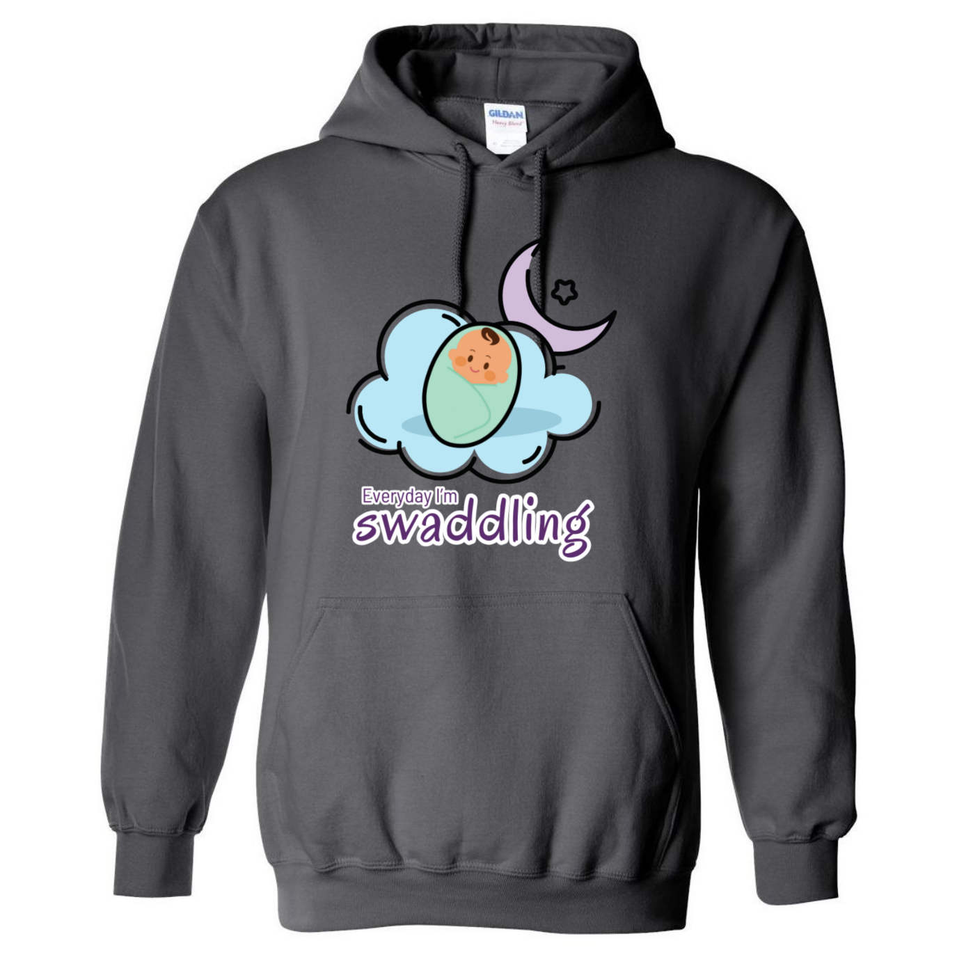 Everyday I'm Swaddling Hooded Sweatshirt
