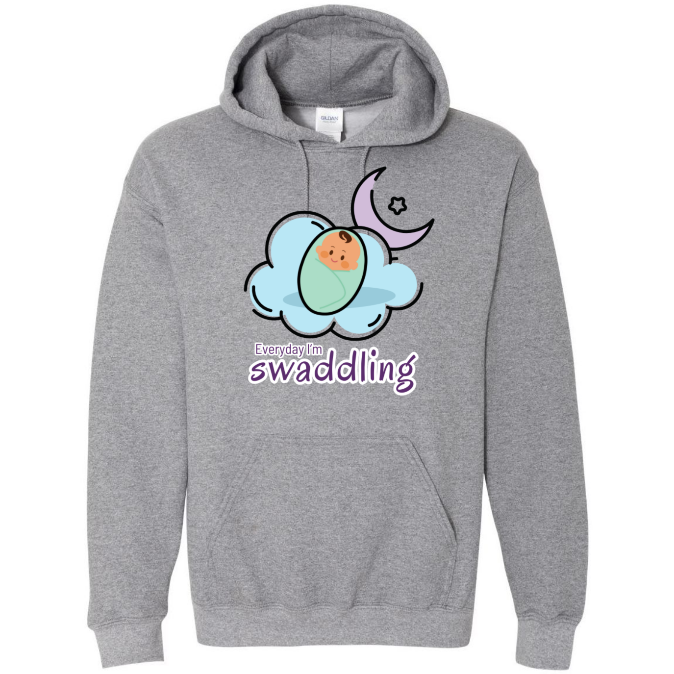 Everyday I'm Swaddling Hooded Sweatshirt