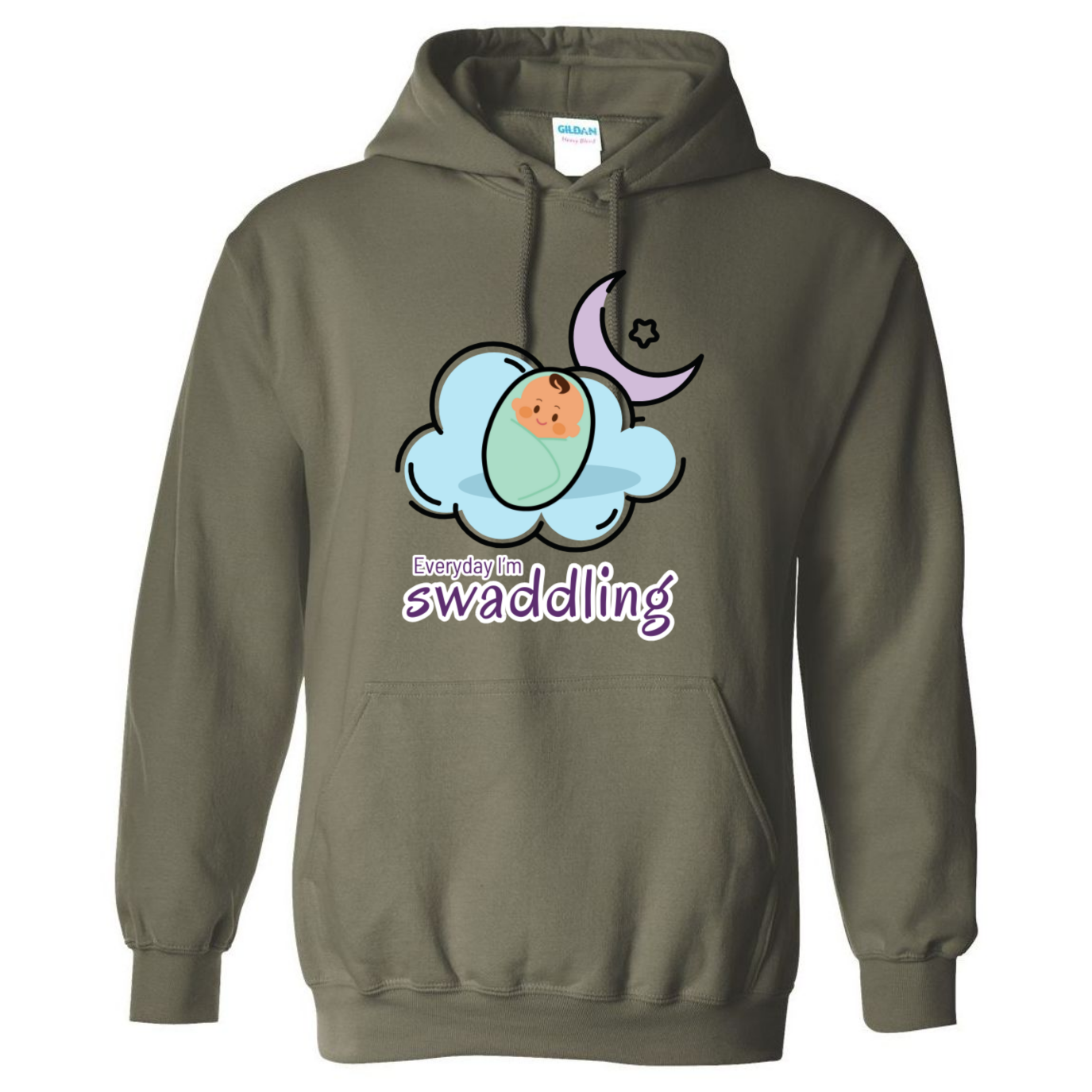 Everyday I'm Swaddling Hooded Sweatshirt