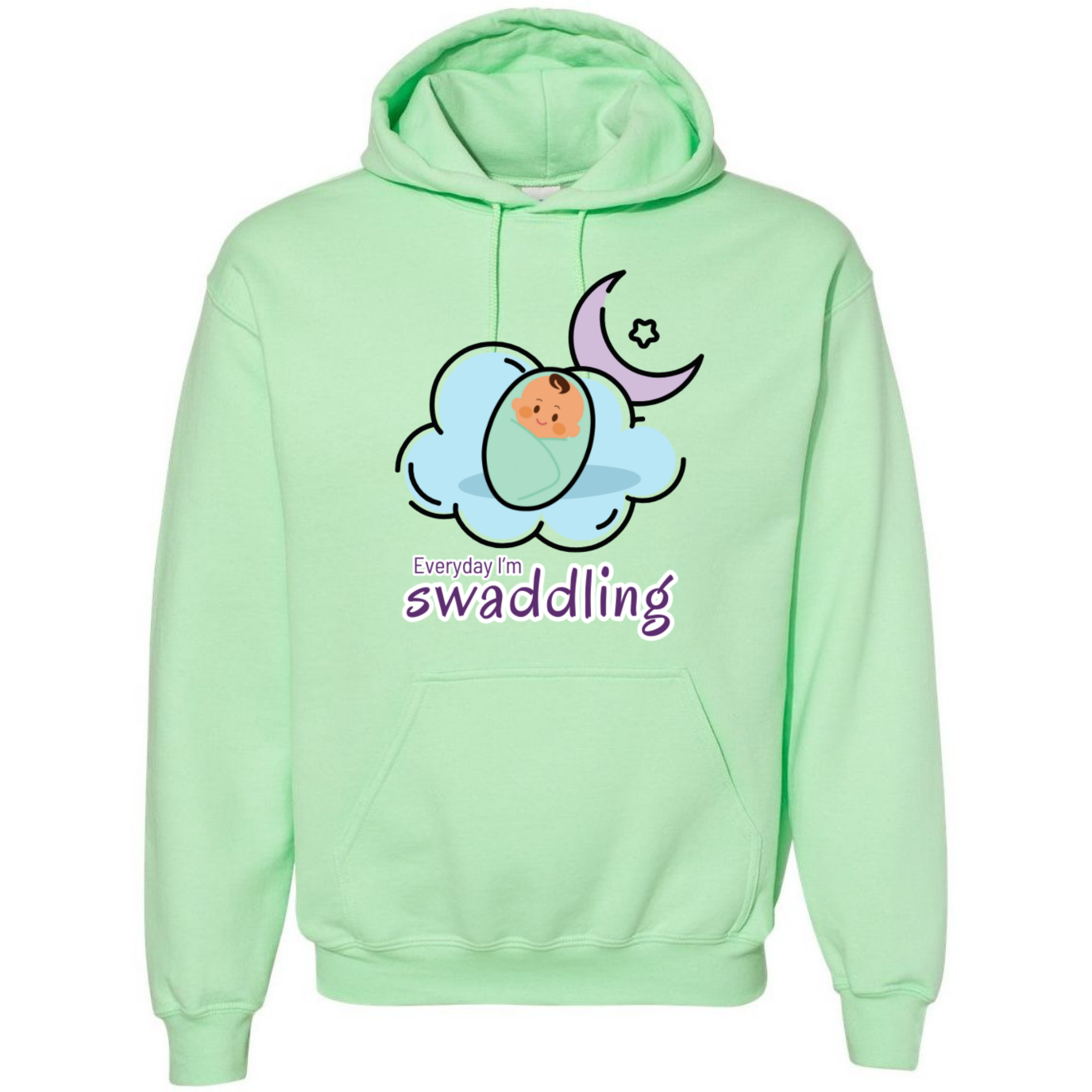Everyday I'm Swaddling Hooded Sweatshirt