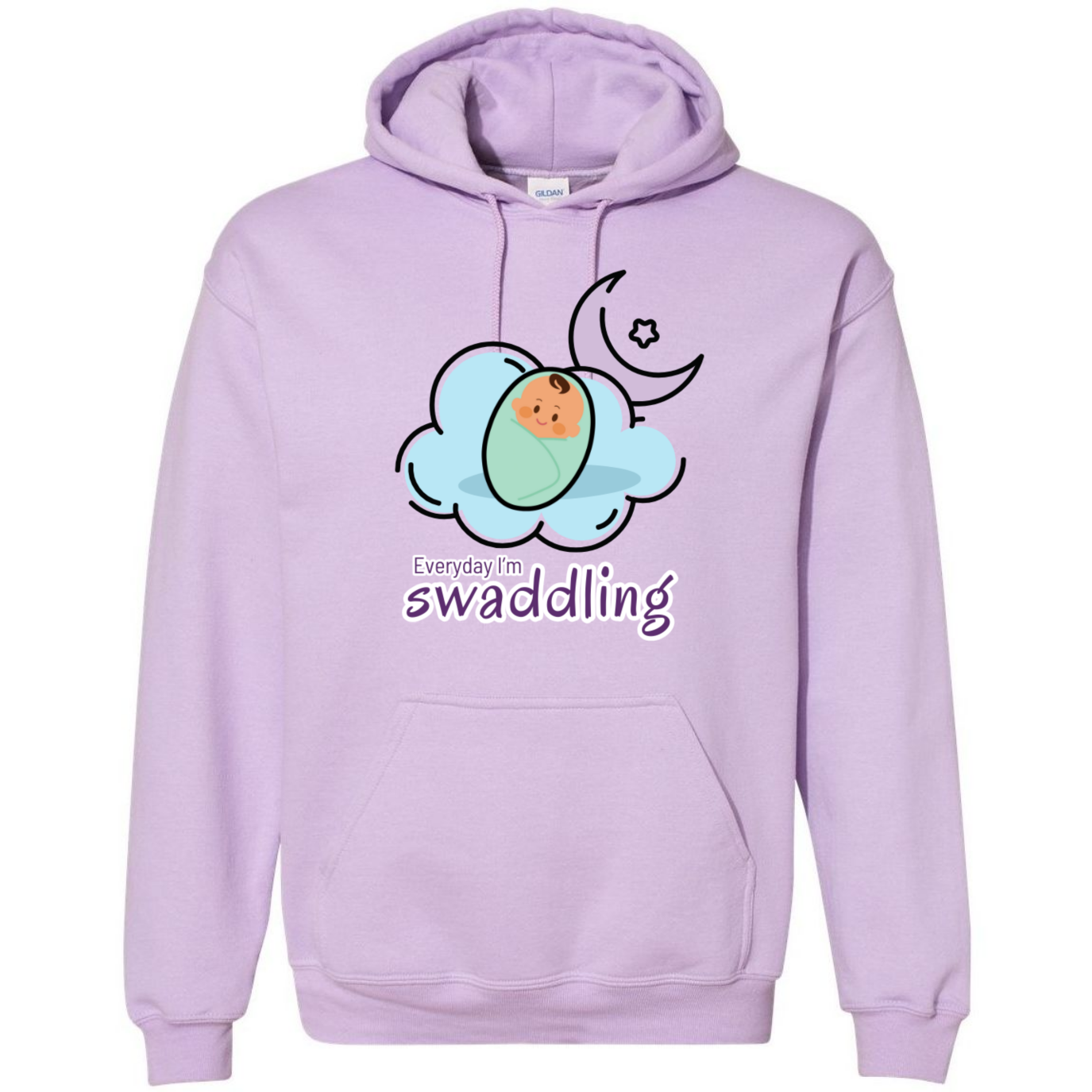 Everyday I'm Swaddling Hooded Sweatshirt