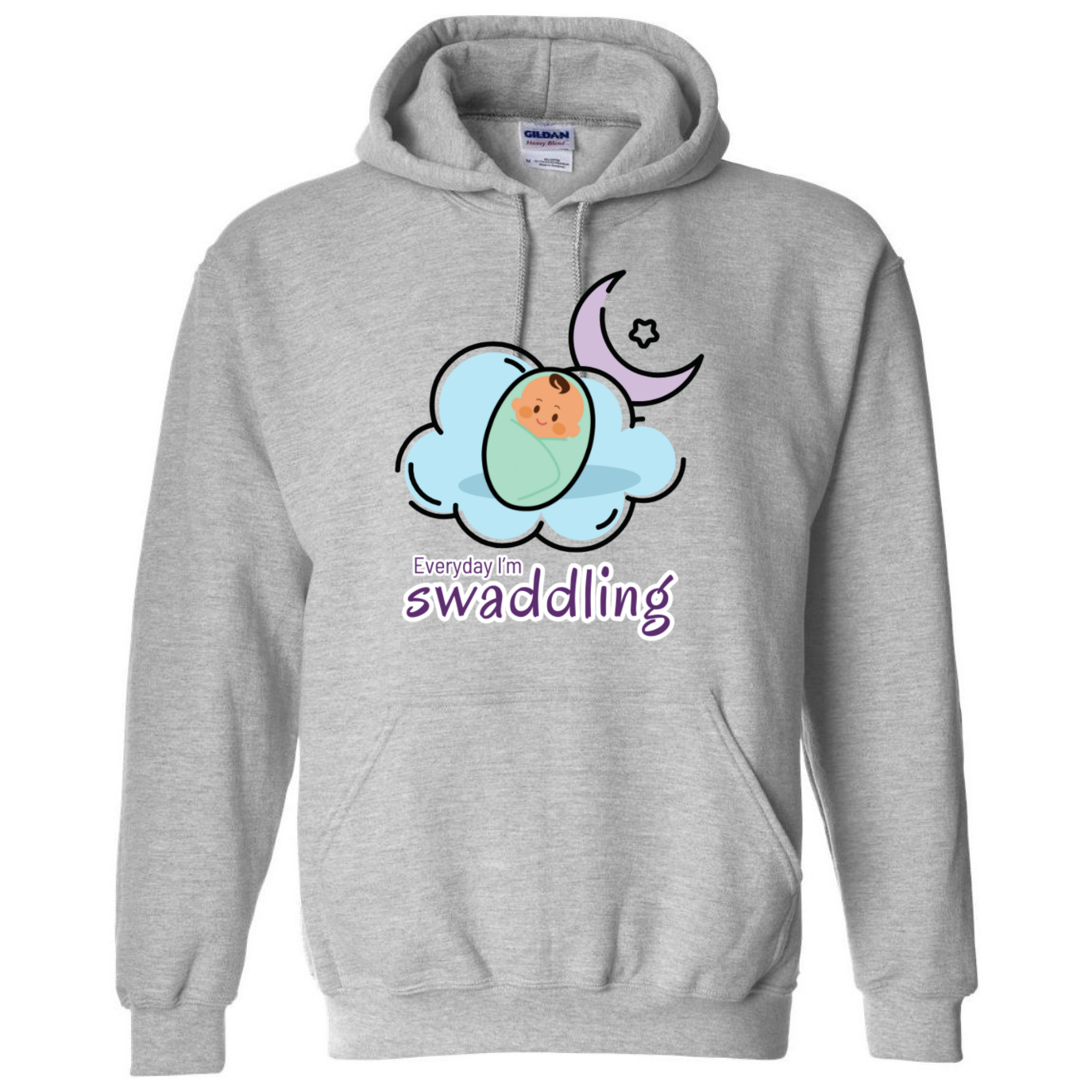 Everyday I'm Swaddling Hooded Sweatshirt