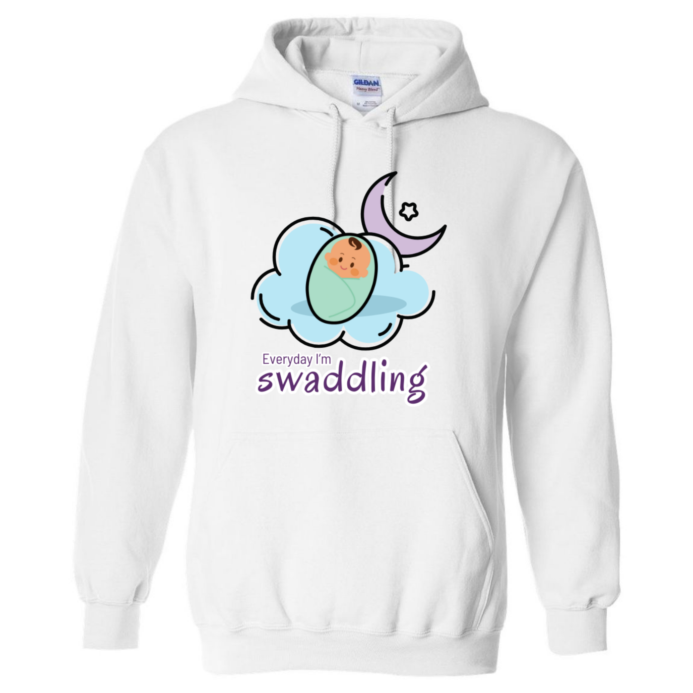 Everyday I'm Swaddling Hooded Sweatshirt