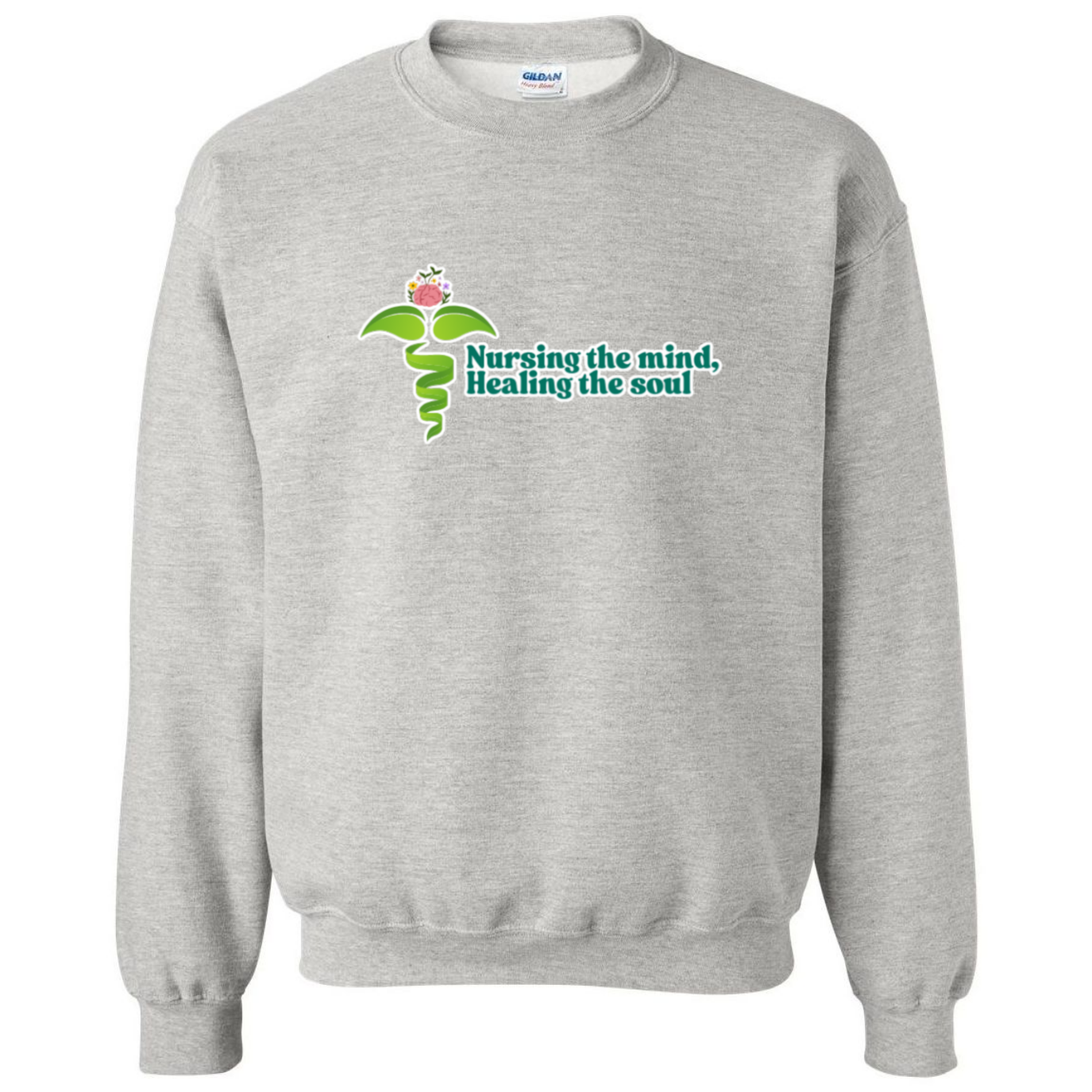 Nursing the Mind, Healing the Soul Crewneck Sweatshirt