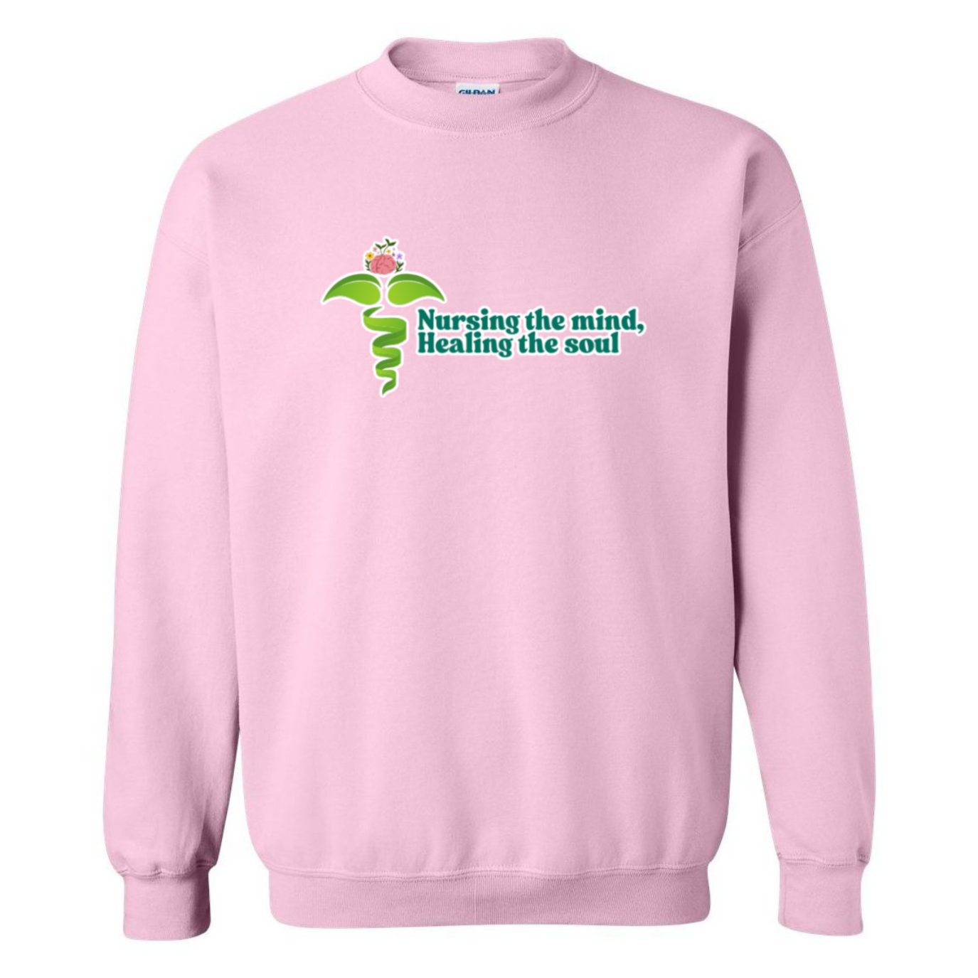 Nursing the Mind, Healing the Soul Crewneck Sweatshirt