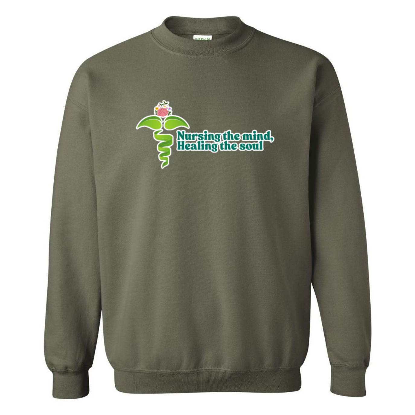 Nursing the Mind, Healing the Soul Crewneck Sweatshirt