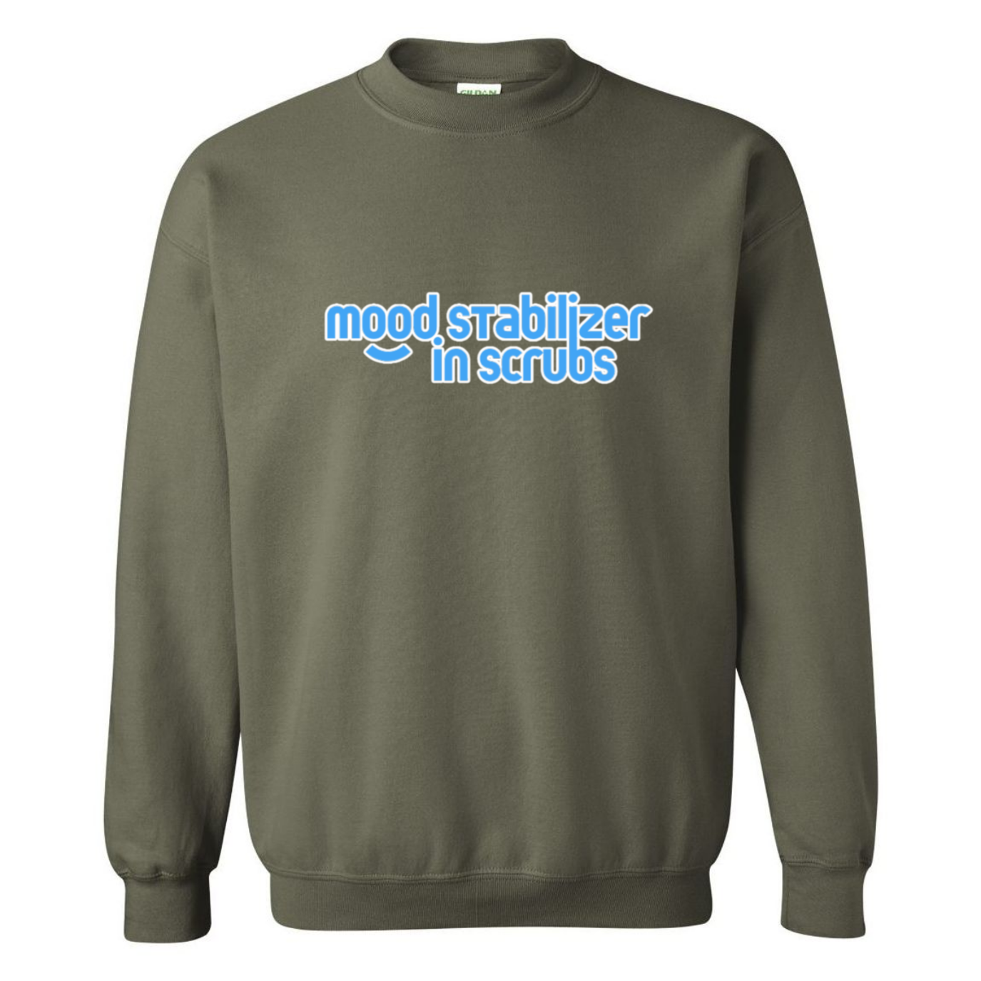 Mood Stabilizer in Scrubs Crewneck Sweatshirt