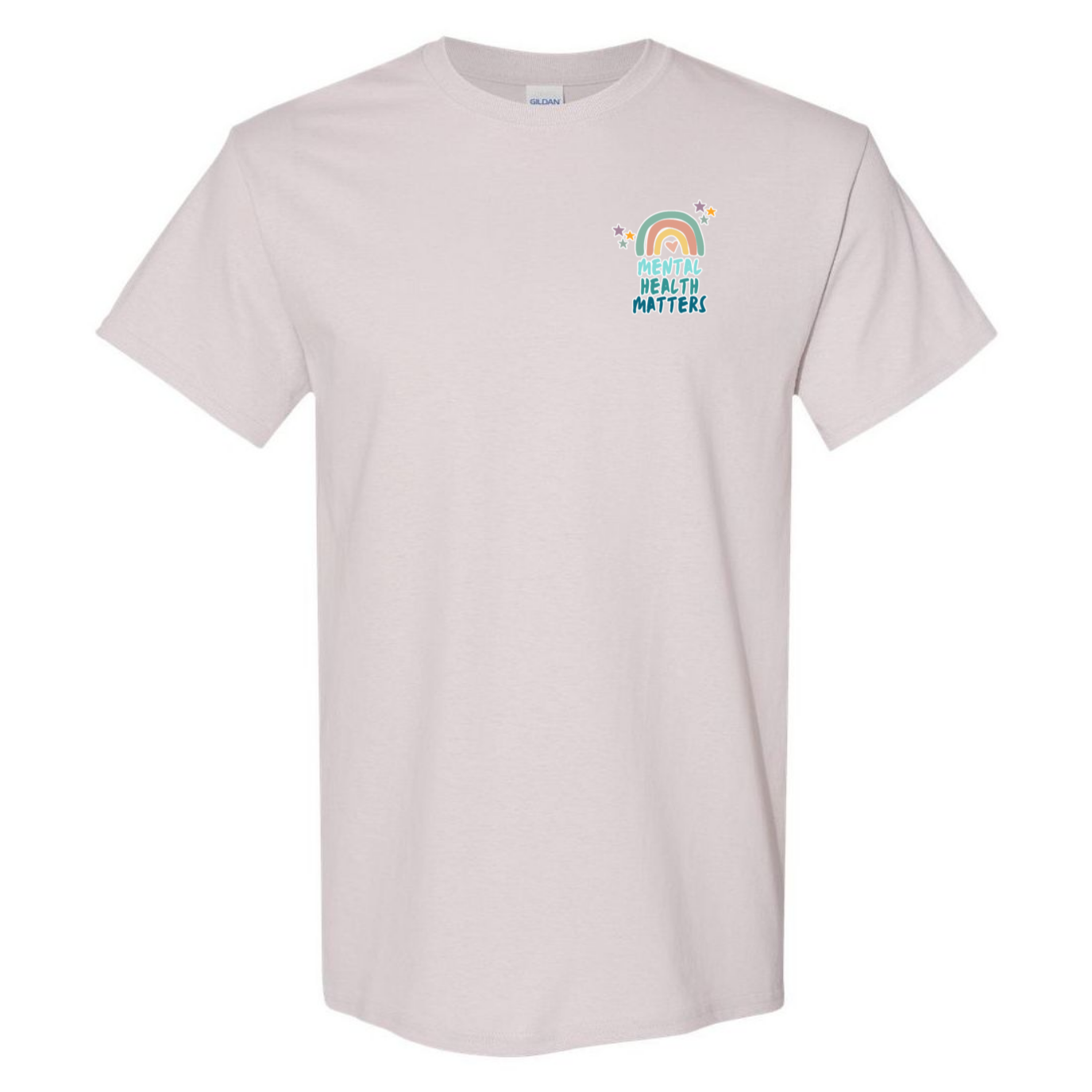 Mental Health Matters Left Chest Design T-Shirt