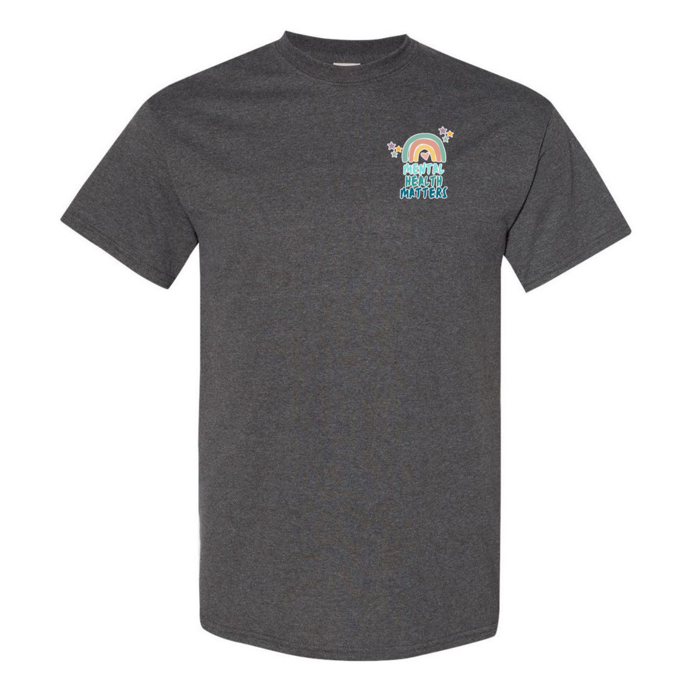 Mental Health Matters Left Chest Design T-Shirt