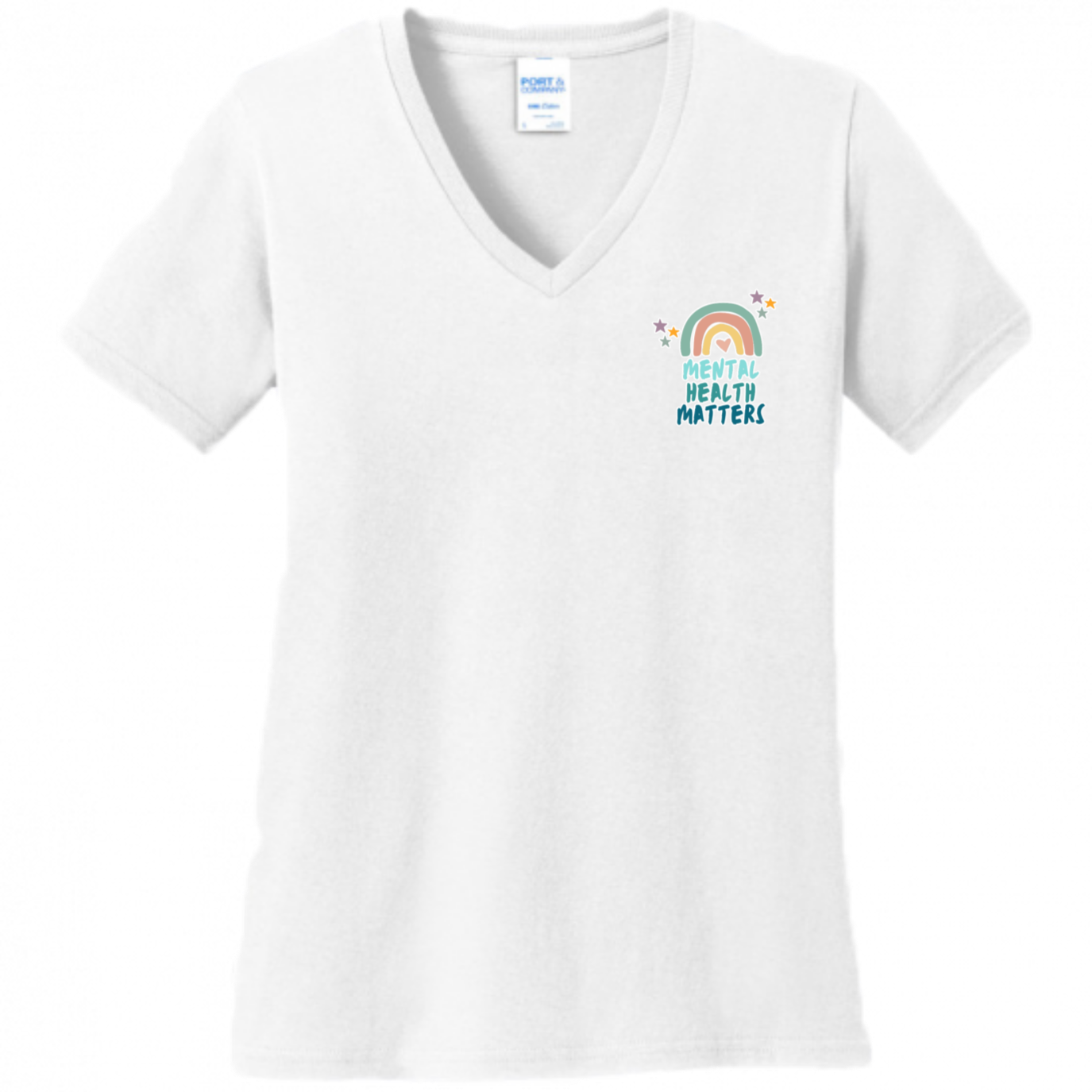 Mental Health Matters Left Chest Design Women's Shirt