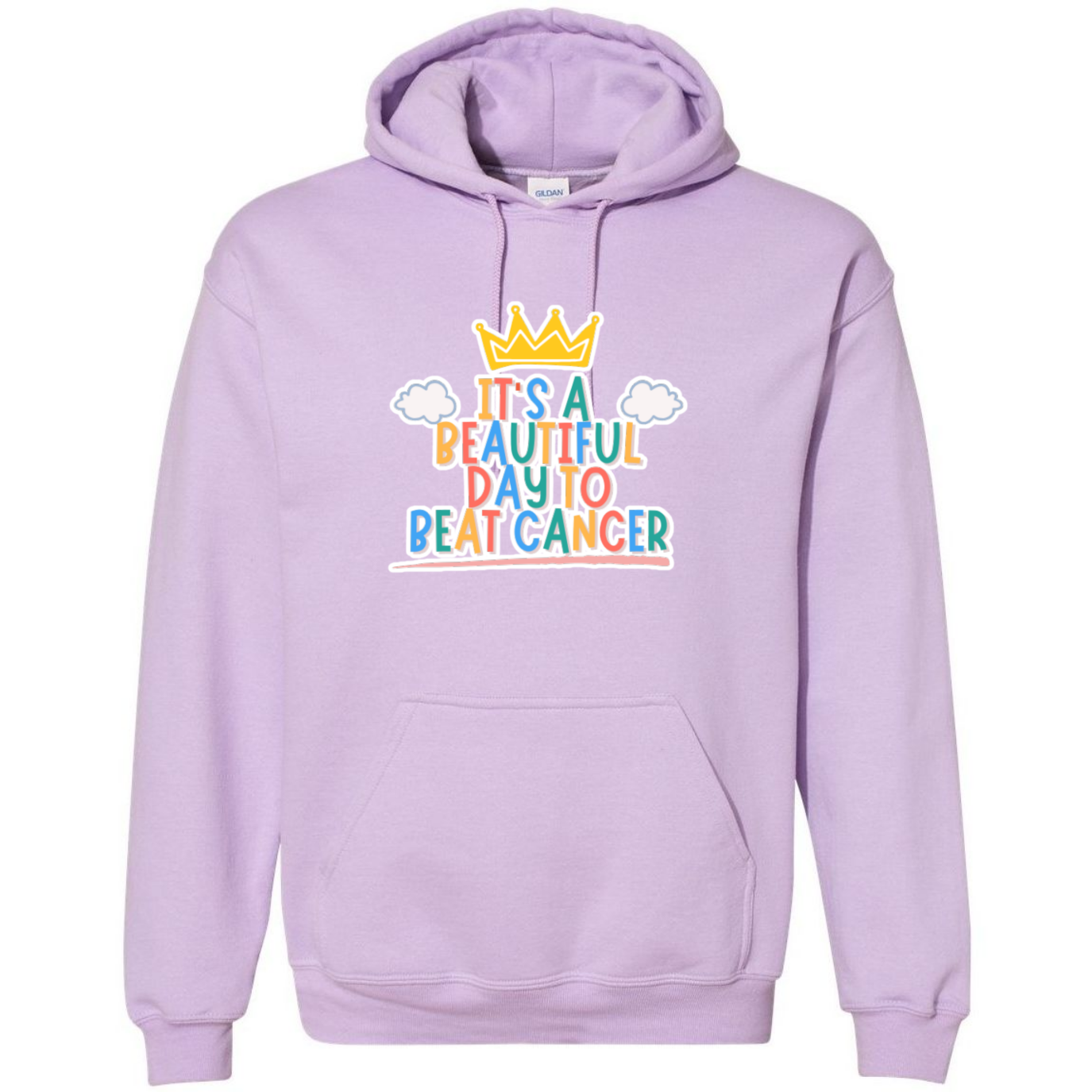 Beautiful Day to Beat Cancer Hooded Sweatshirt