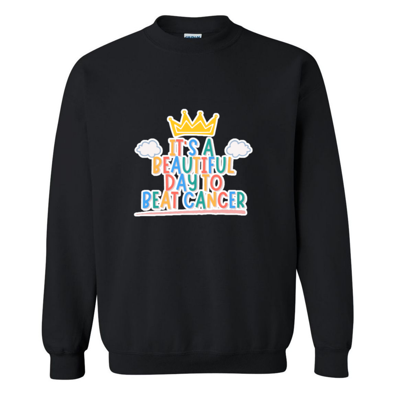Beautiful Day to Beat Cancer Crewneck Sweatshirt