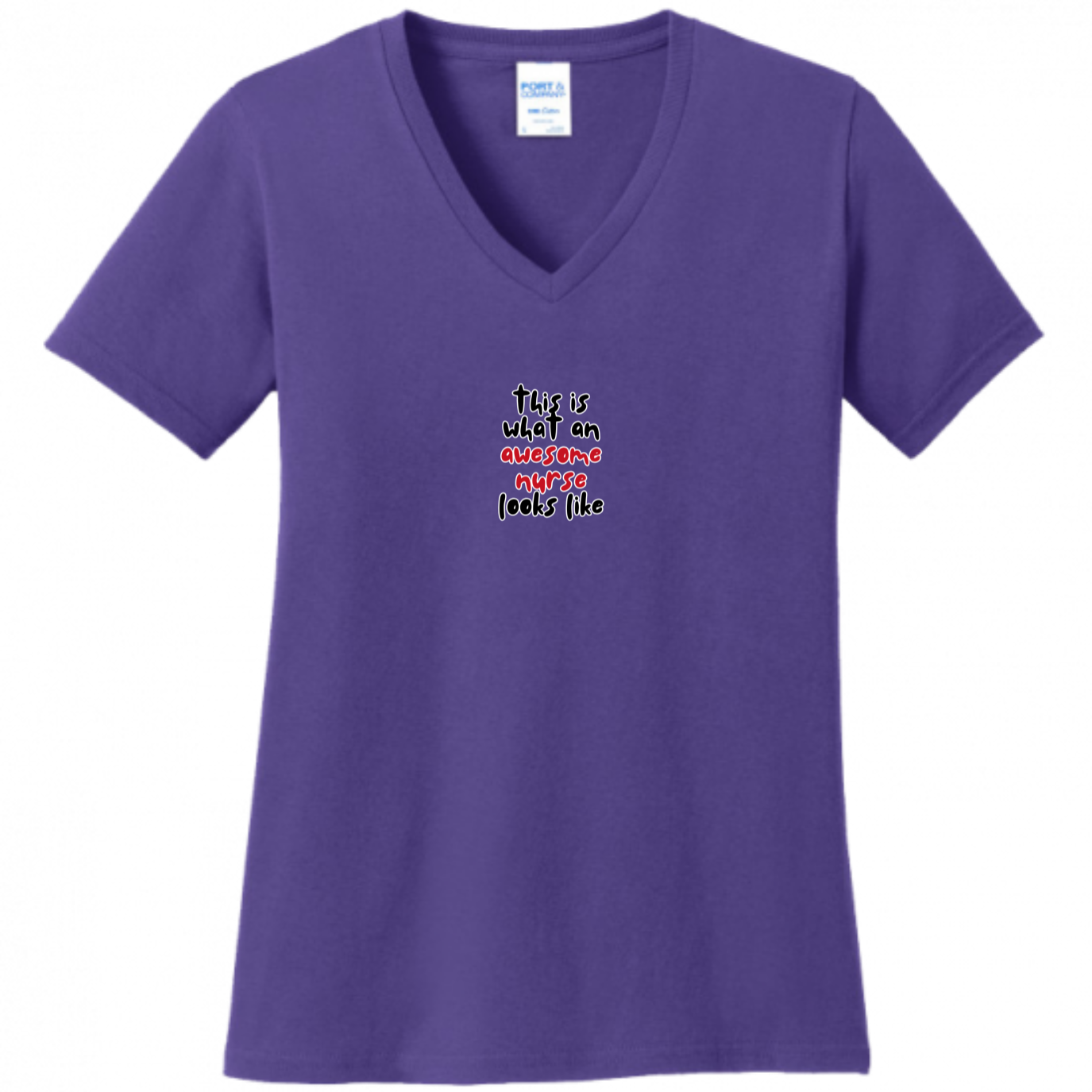 What An Awesome Nurse Looks Like Women's Shirt