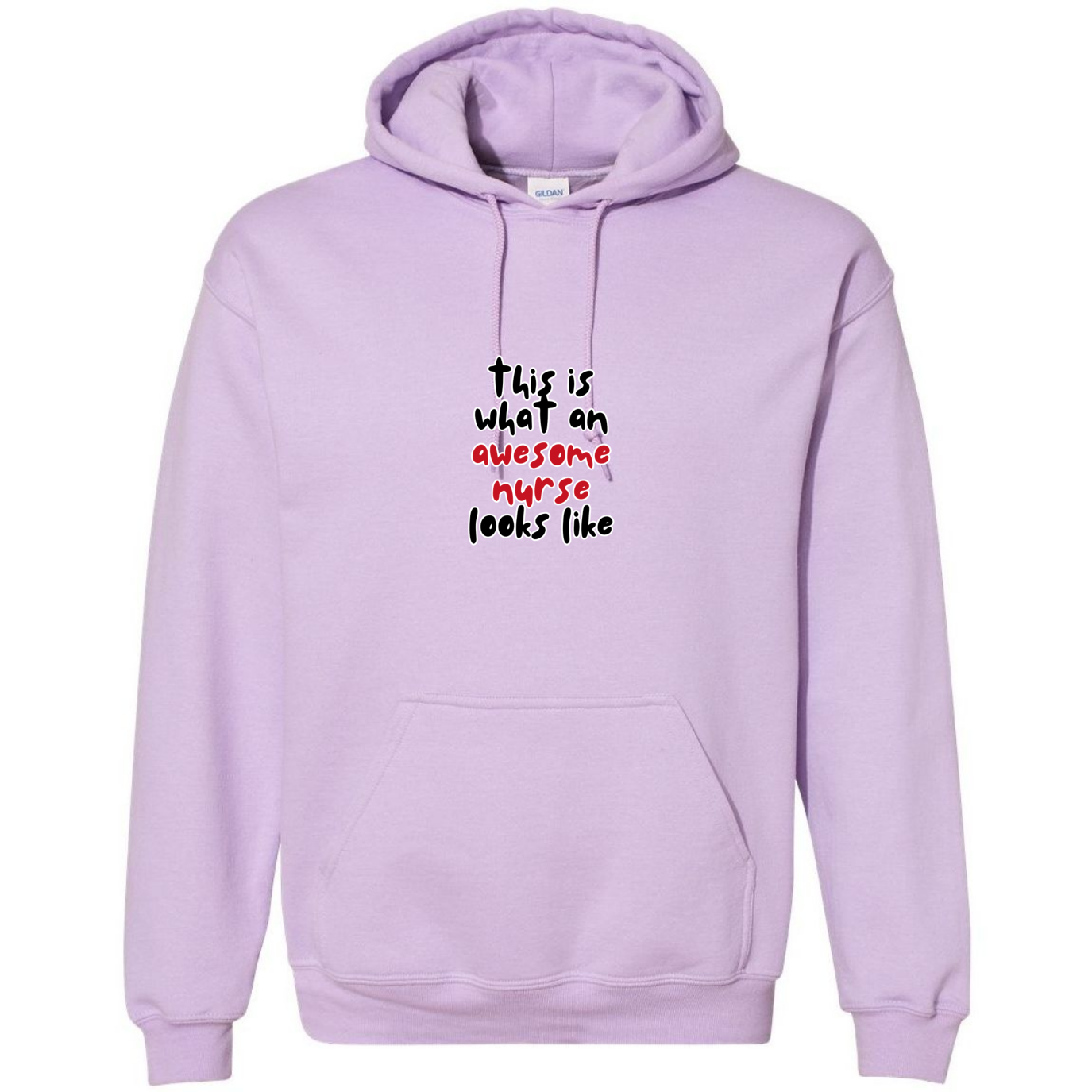 What An Awesome Nurse Looks Like Hooded Sweatshirt