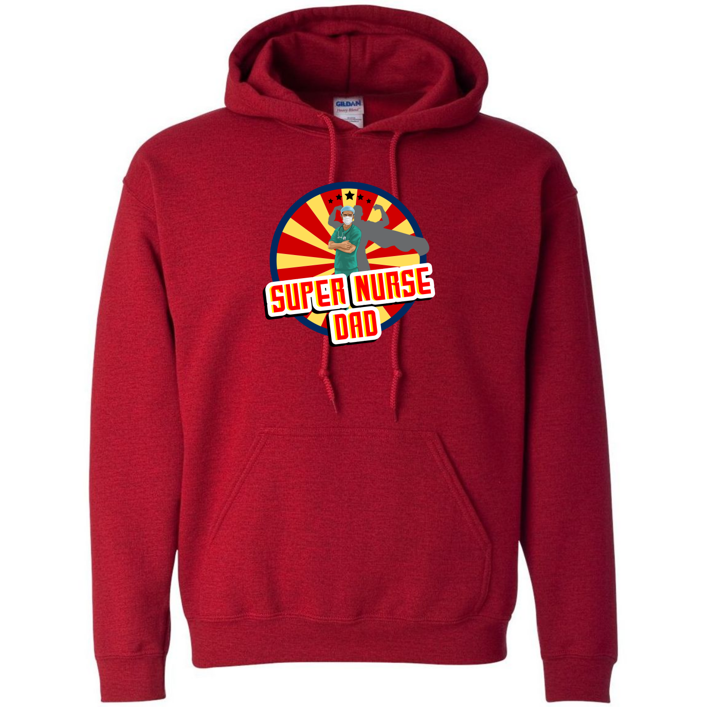 Super Nurse Dad Hooded Sweatshirt