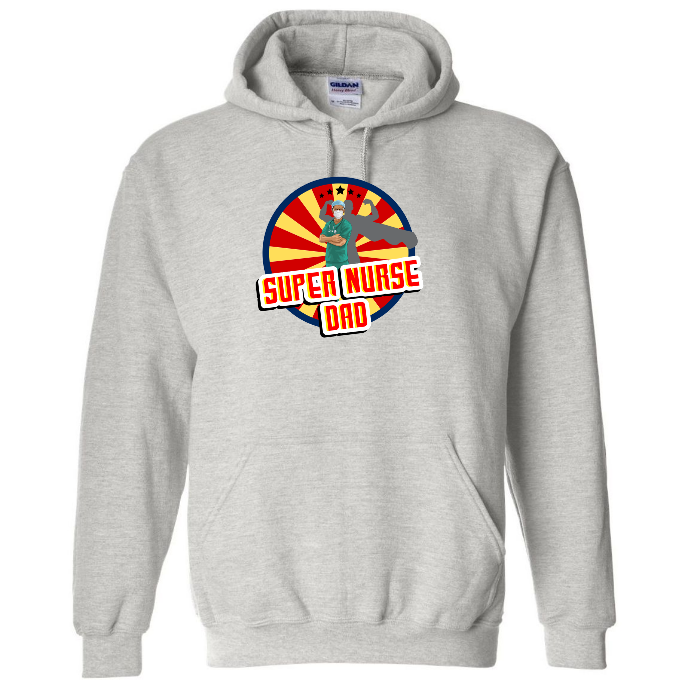 Super Nurse Dad Hooded Sweatshirt