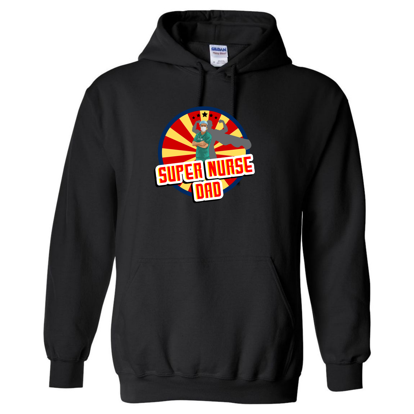 Super Nurse Dad Hooded Sweatshirt