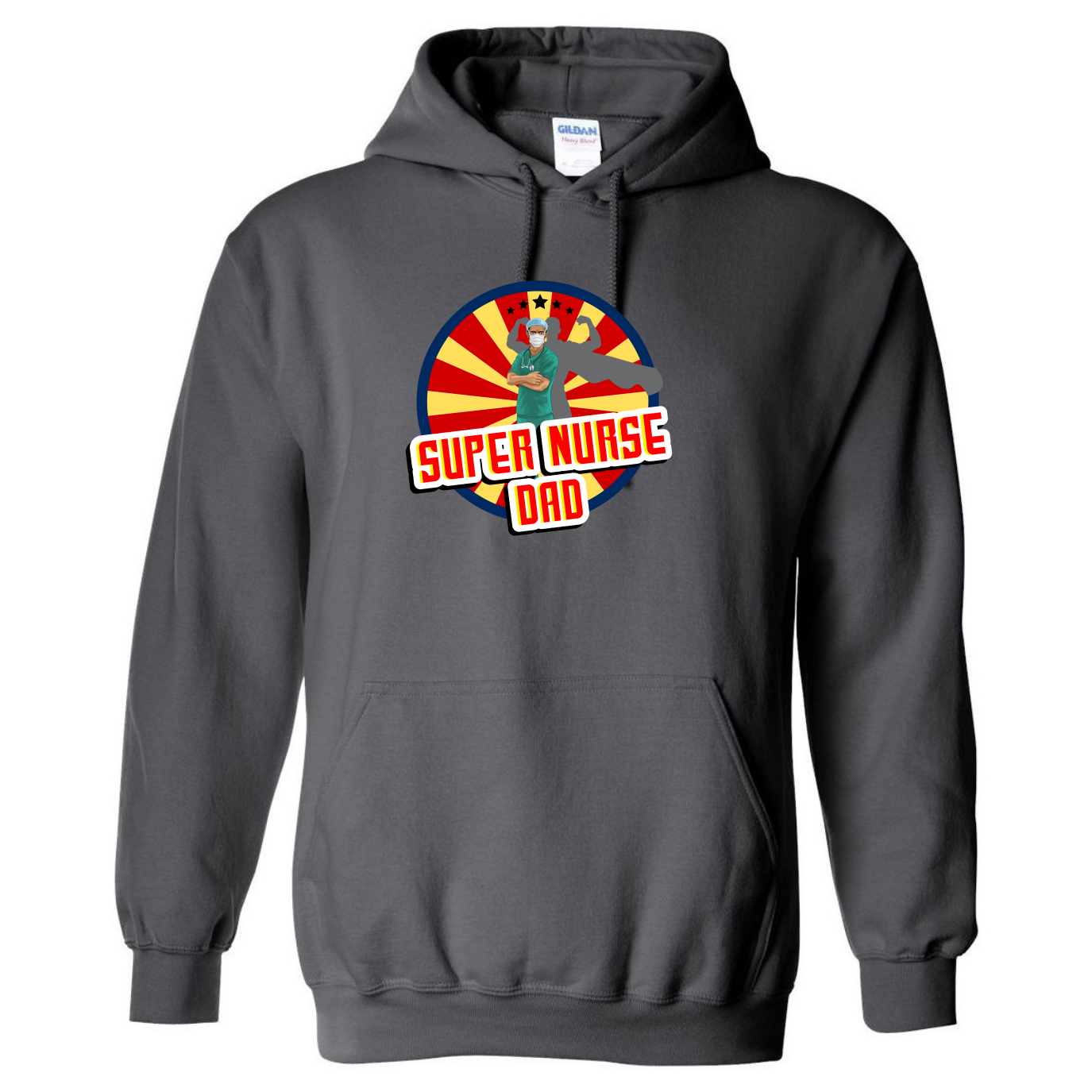 Super Nurse Dad Hooded Sweatshirt