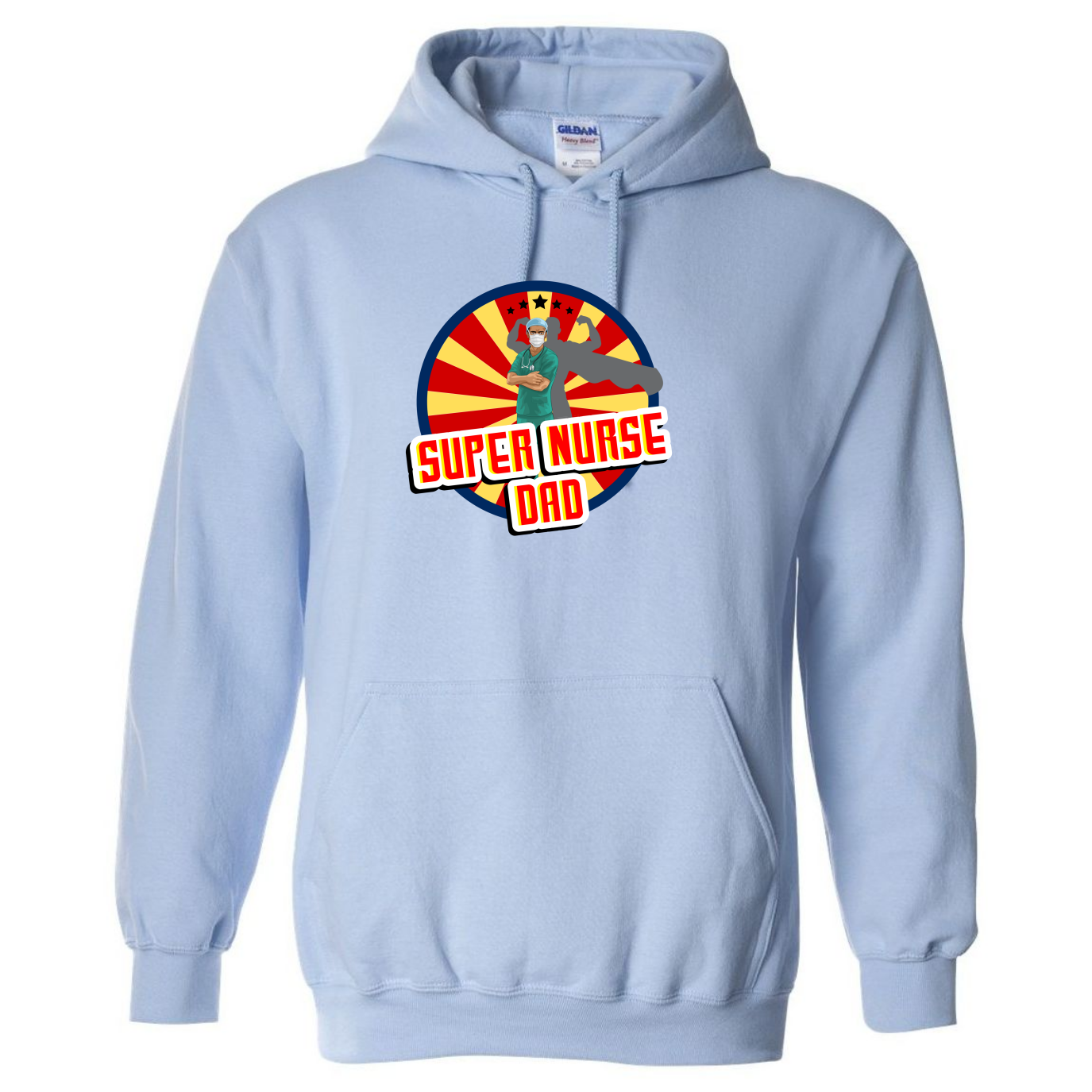 Super Nurse Dad Hooded Sweatshirt
