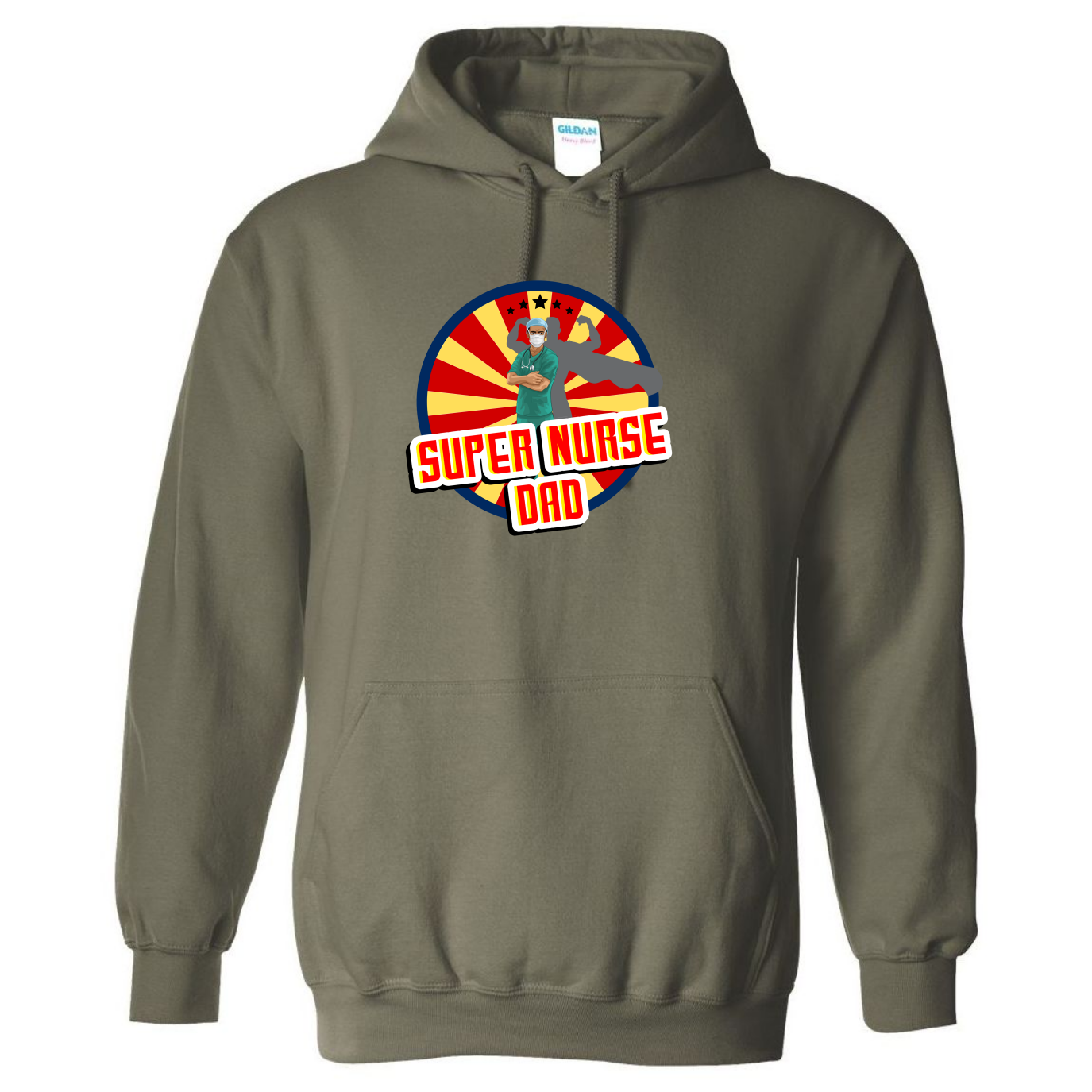 Super Nurse Dad Hooded Sweatshirt