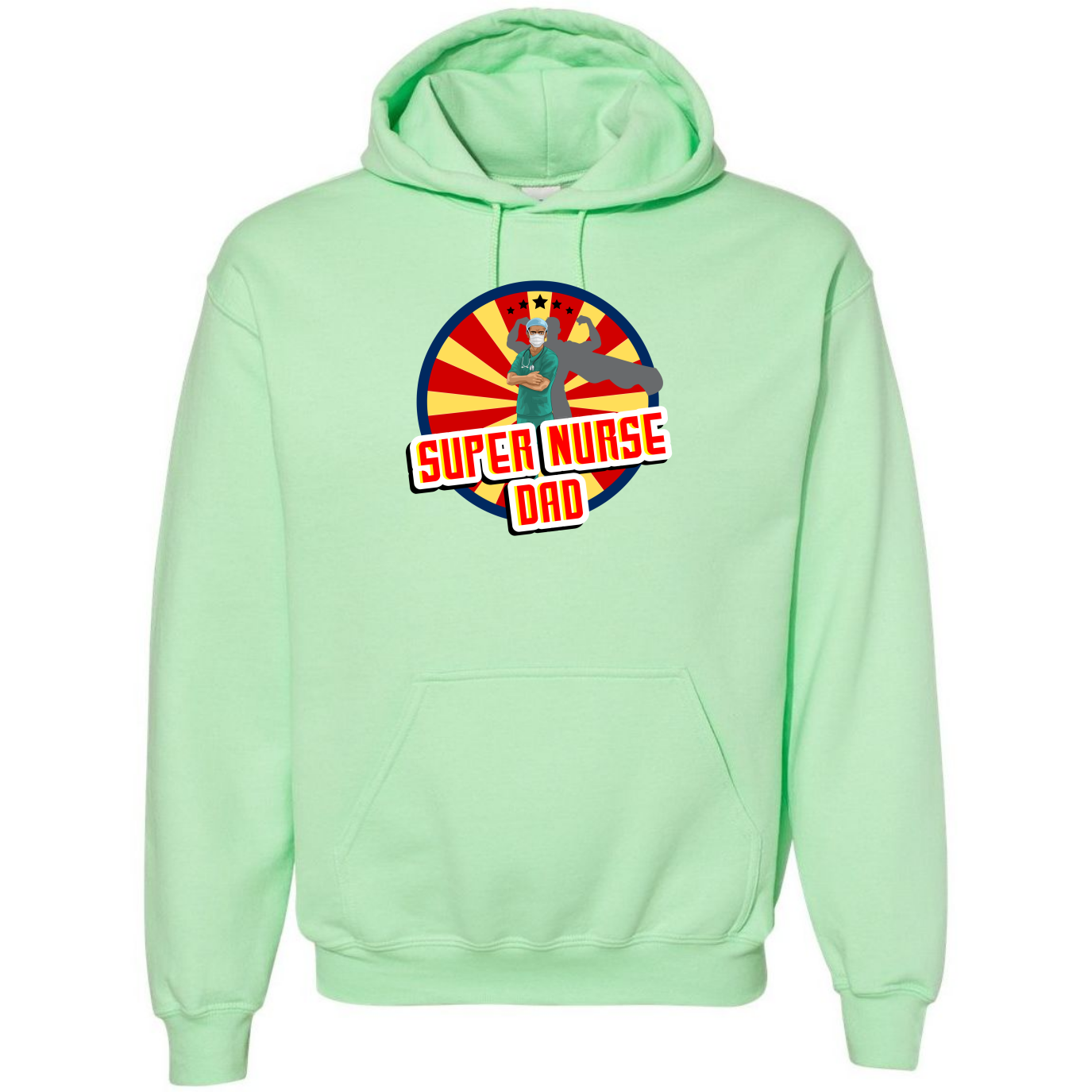 Super Nurse Dad Hooded Sweatshirt