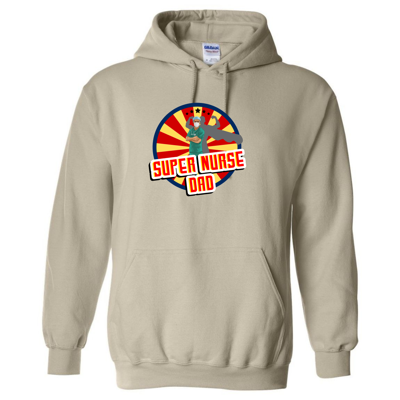 Super Nurse Dad Hooded Sweatshirt