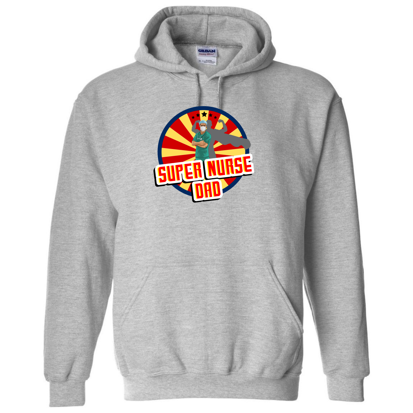 Super Nurse Dad Hooded Sweatshirt