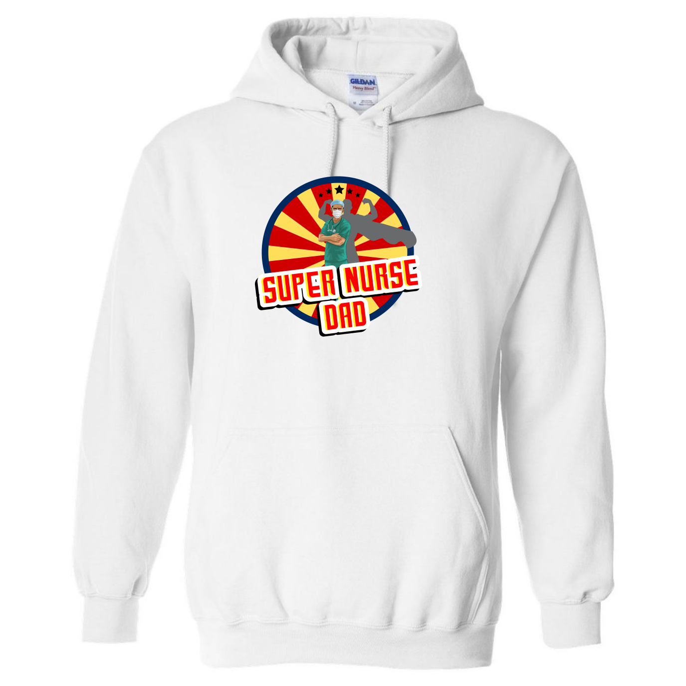 Super Nurse Dad Hooded Sweatshirt