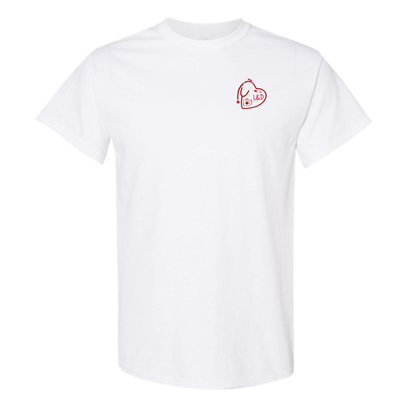 L&D Heart Design T-Shirt