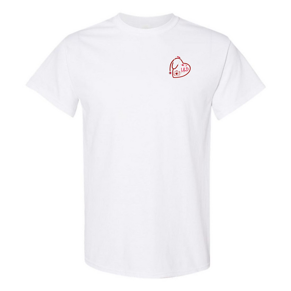 L&D Heart Design T-Shirt