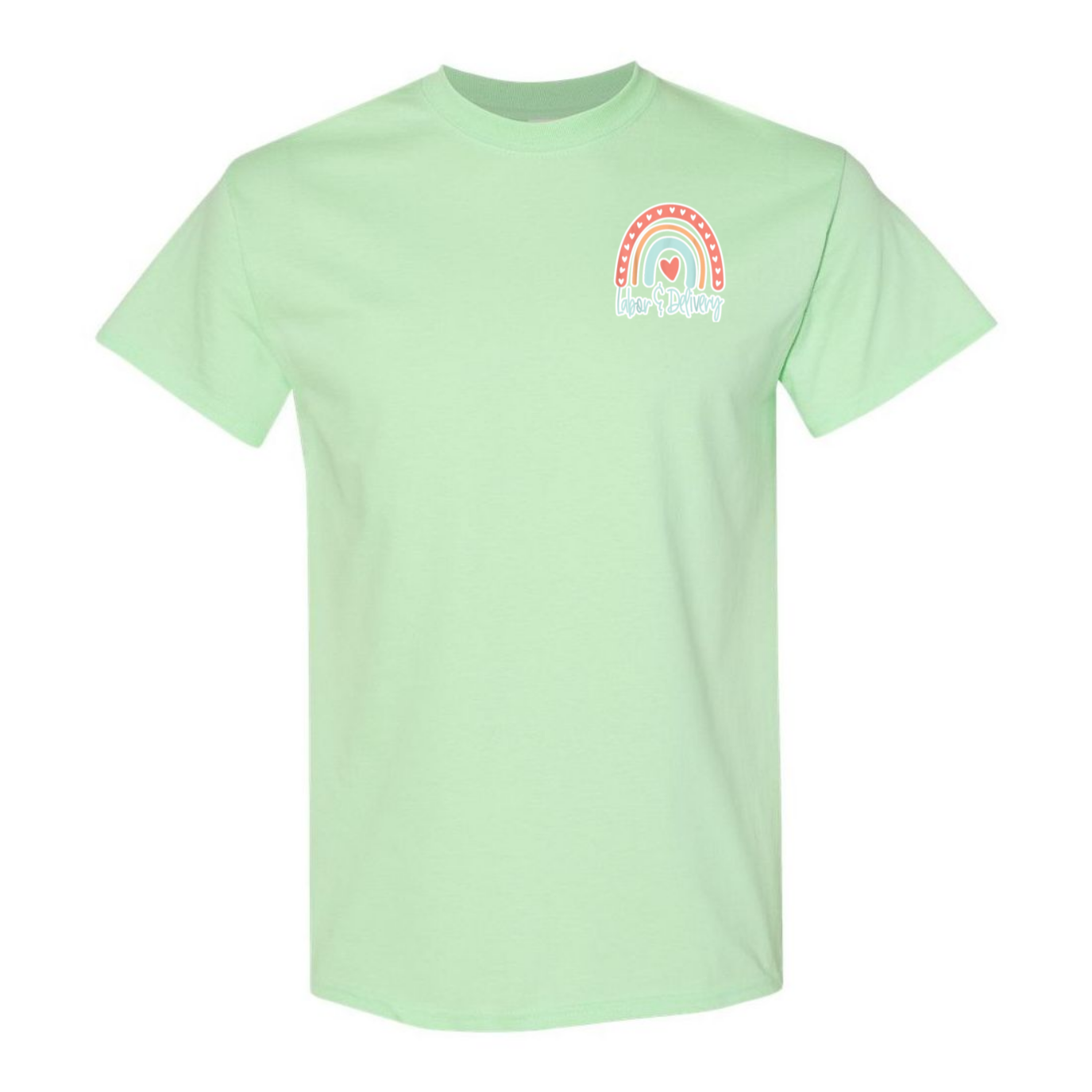 Labor & Delivery Rainbow Design T-Shirt
