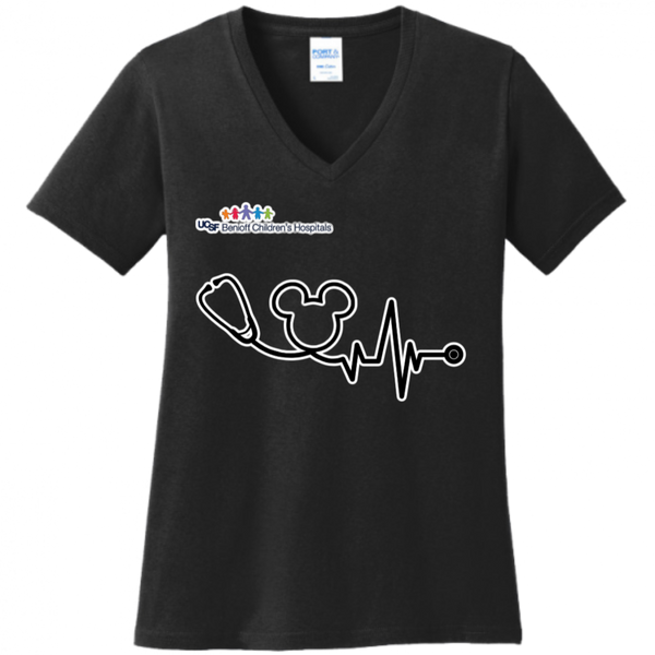 UCSF Disney Logo Stethoscope Women's Shirt