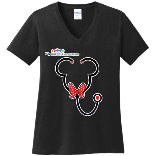 UCSF Minnie Mouse Stethoscope Women's Shirt