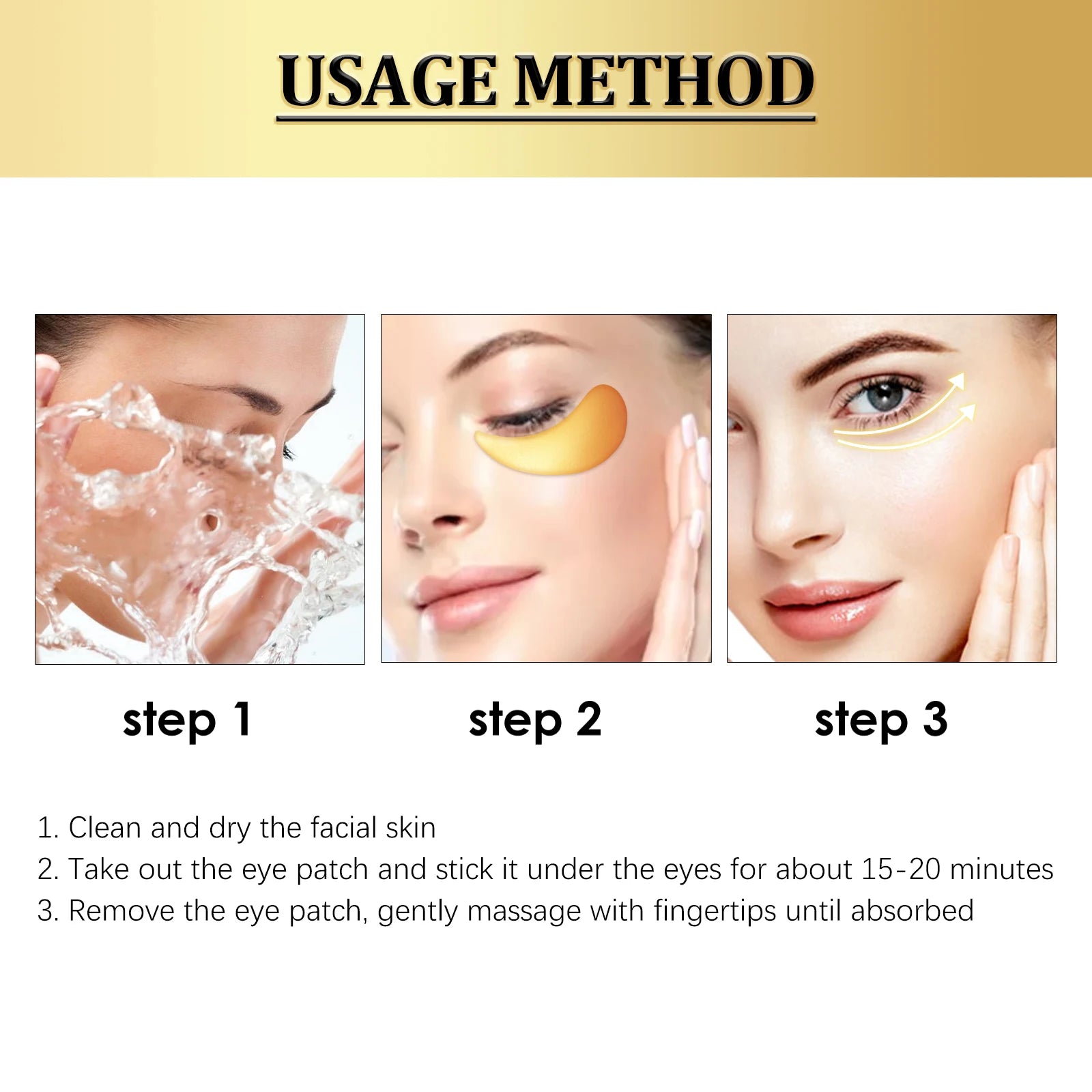 Golden Honey Eye Mask