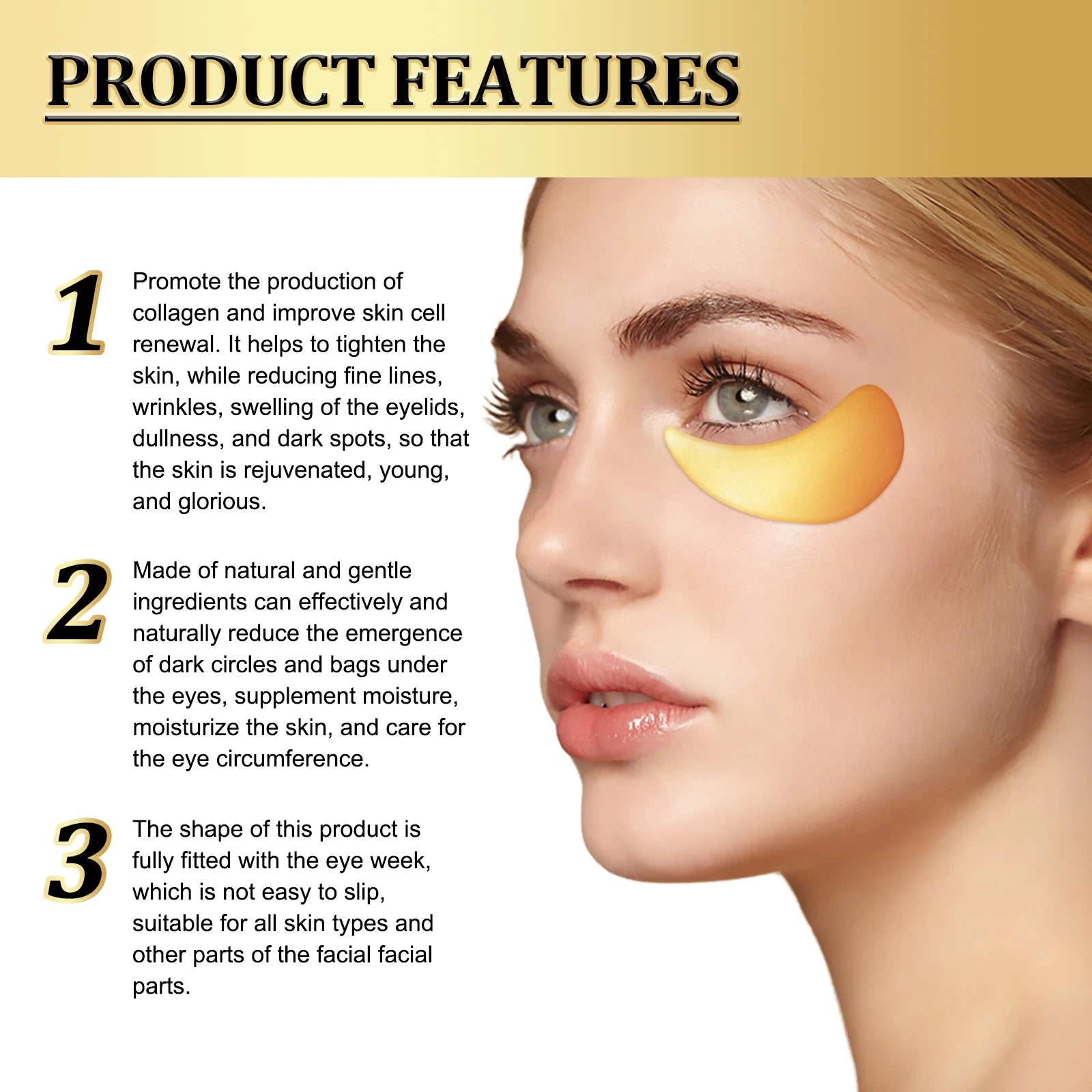 Golden Honey Eye Mask