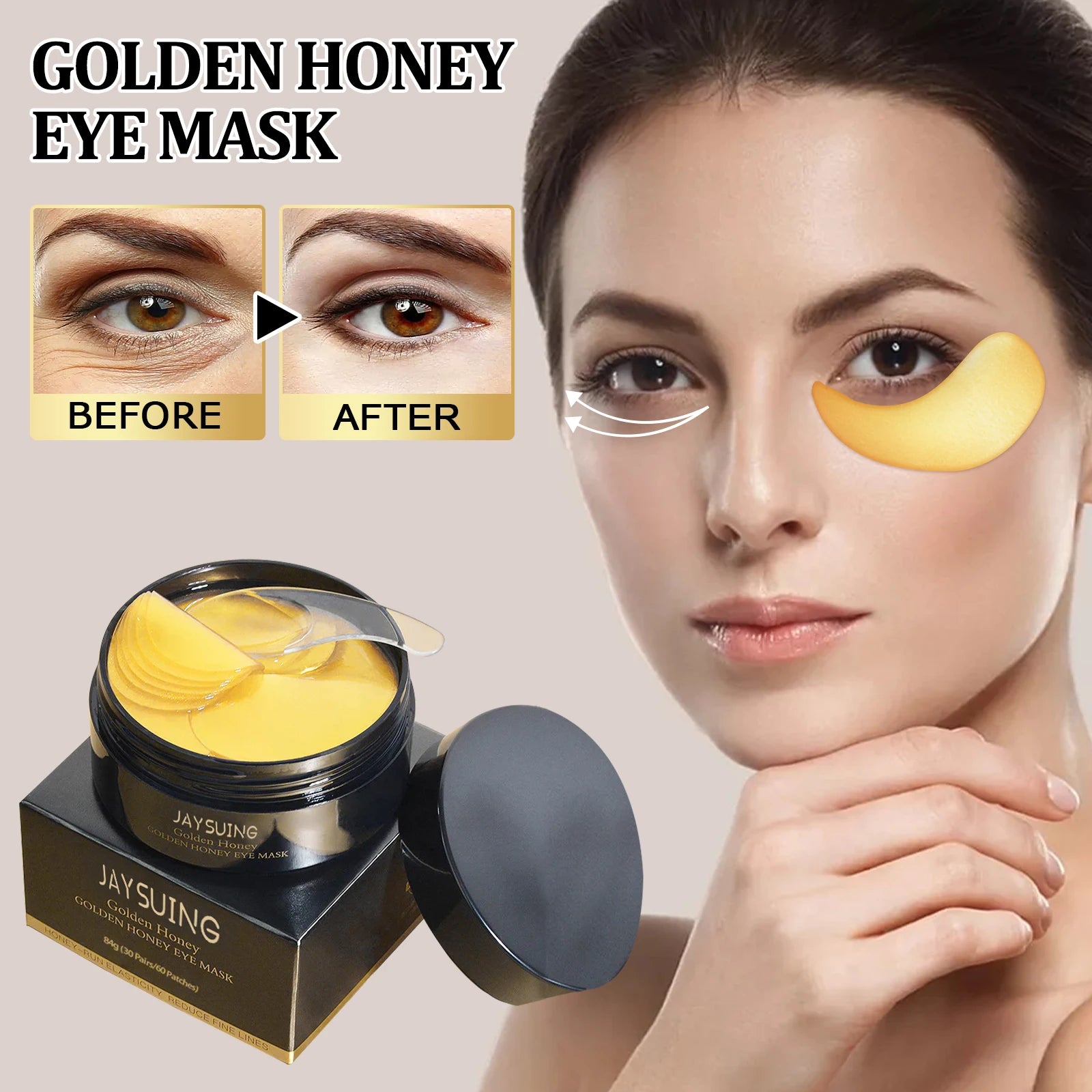 Golden Honey Eye Mask