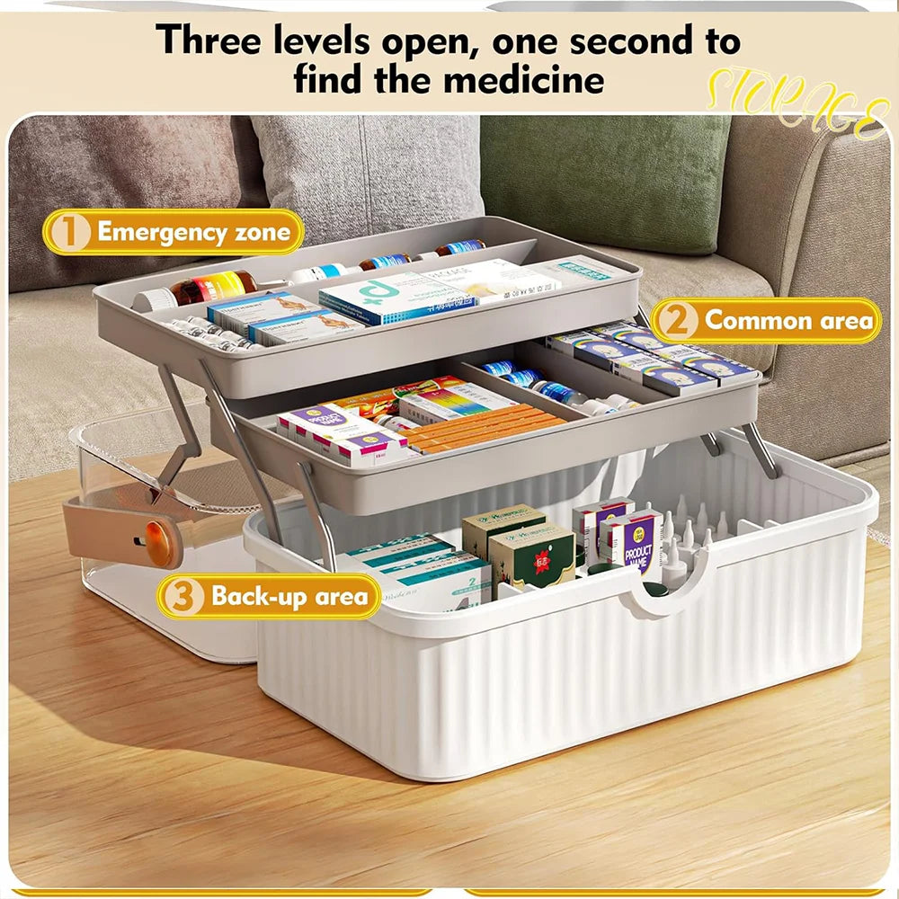 1. Medicine Box Storage Box