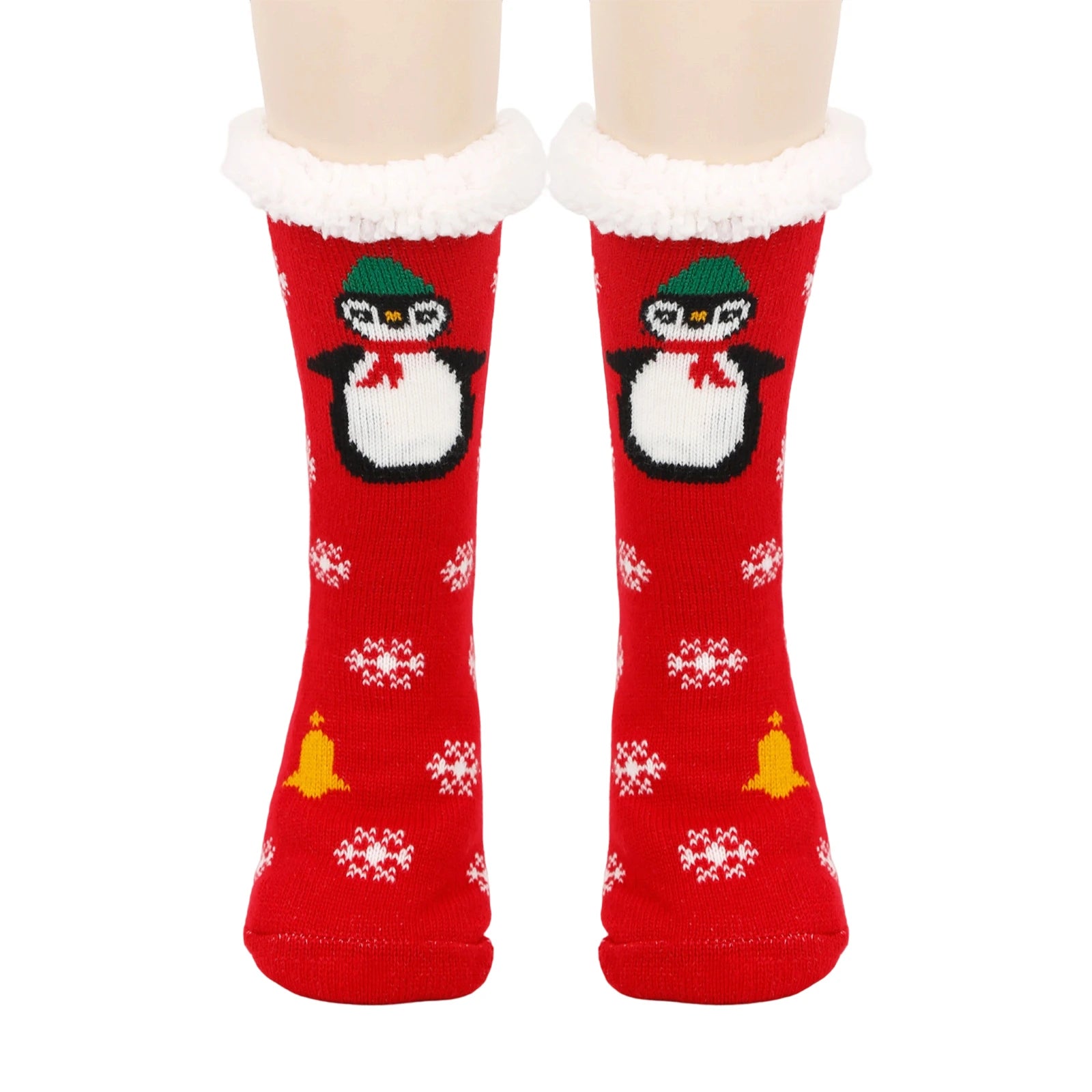 Women'S Christmas Socks Floor Socks Snow Boots Thickened Fleece Home Sleep Socks Carpet Sock Covers Winter Warm Socks Women