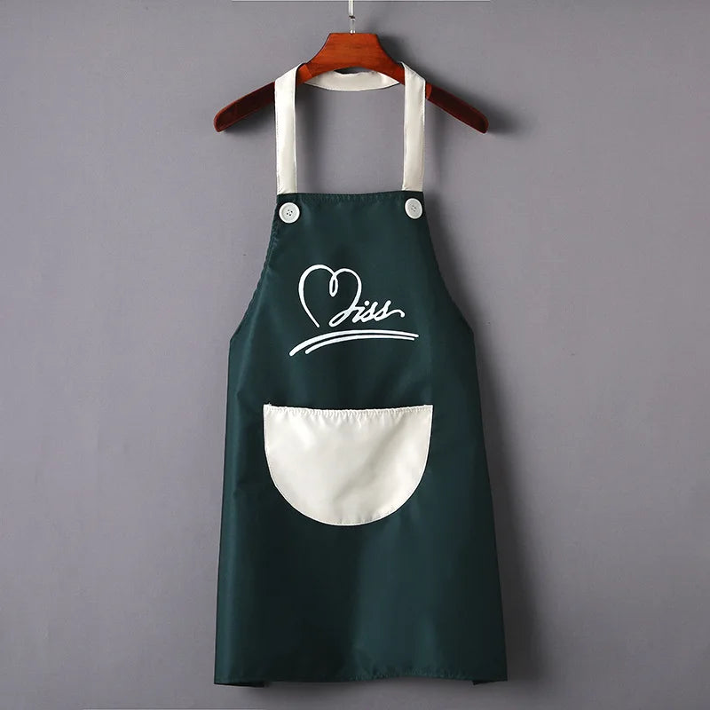 Smile Waterproof Kitchen Apron